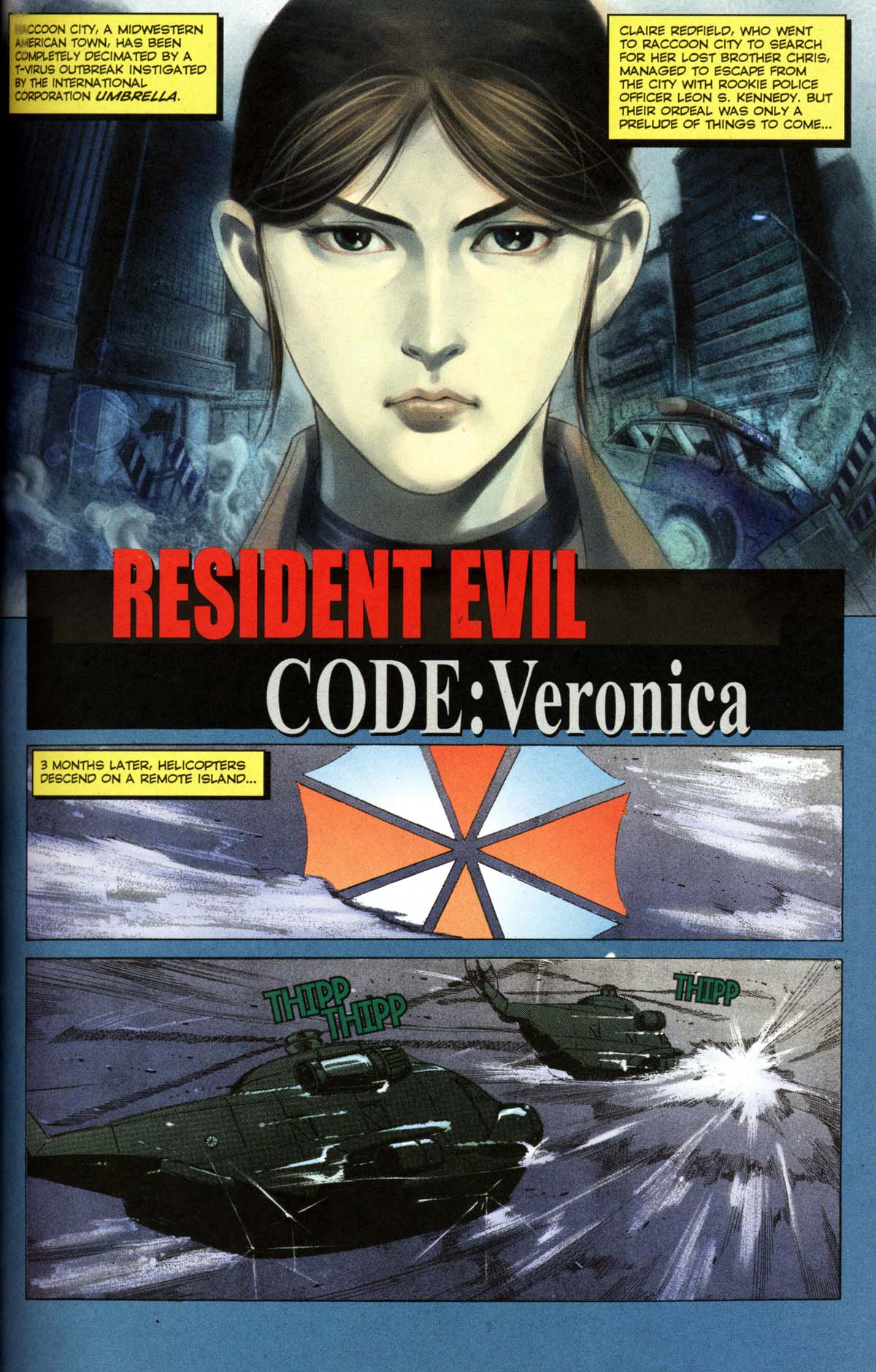 Read online Resident Evil Code: Veronica comic -  Issue #1 - 4