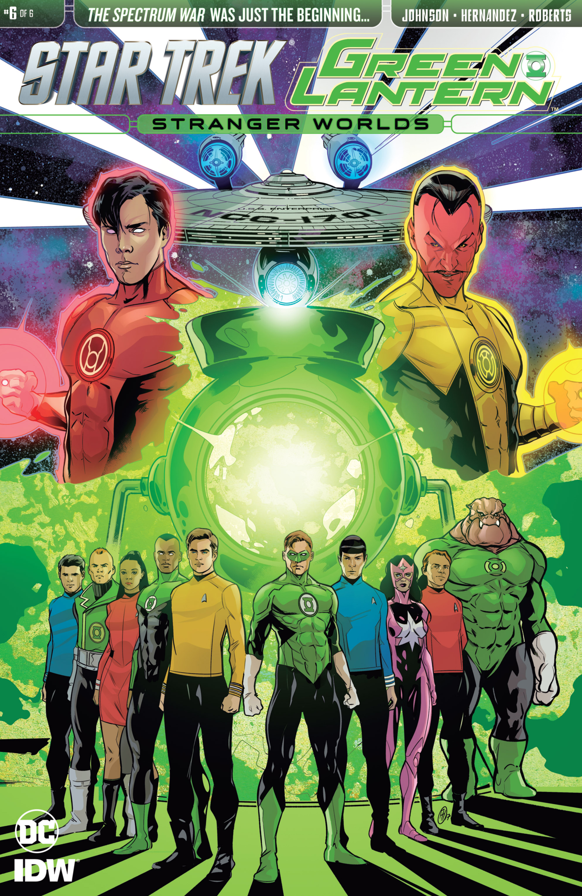 Read online Star Trek/Green Lantern (2016) comic -  Issue #6 - 1