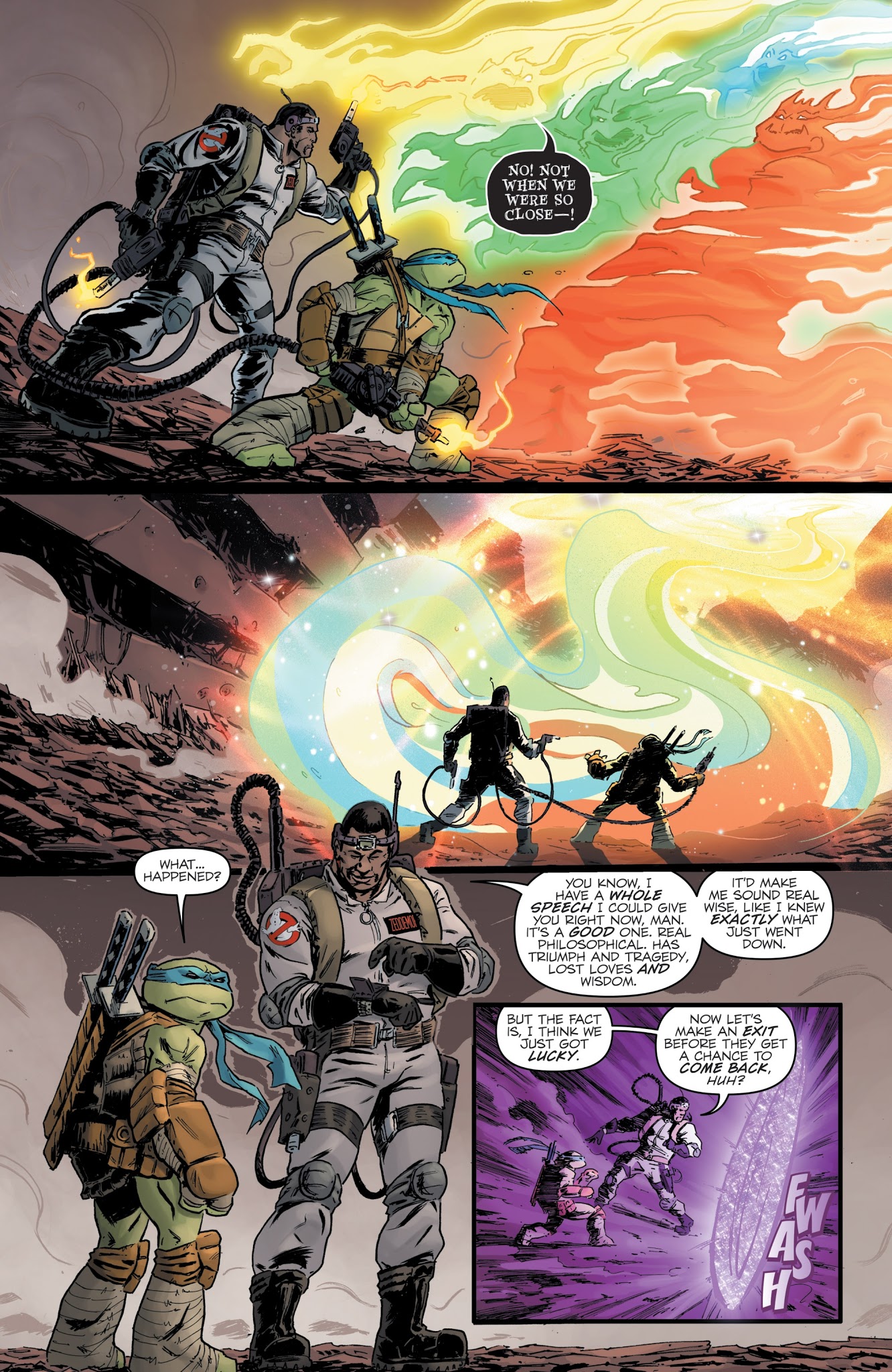 Read online Teenage Mutant Ninja Turtles/Ghostbusters 2 comic -  Issue #4 - 7