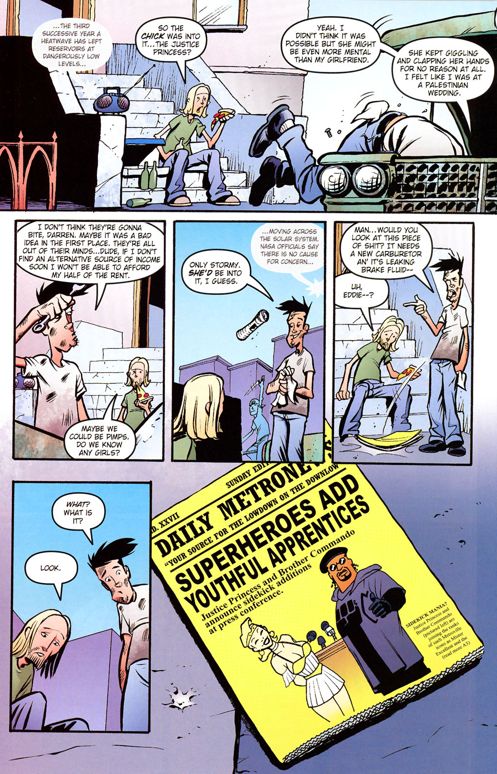 Read online Paul Jenkins' Sidekick comic -  Issue #1 - 24