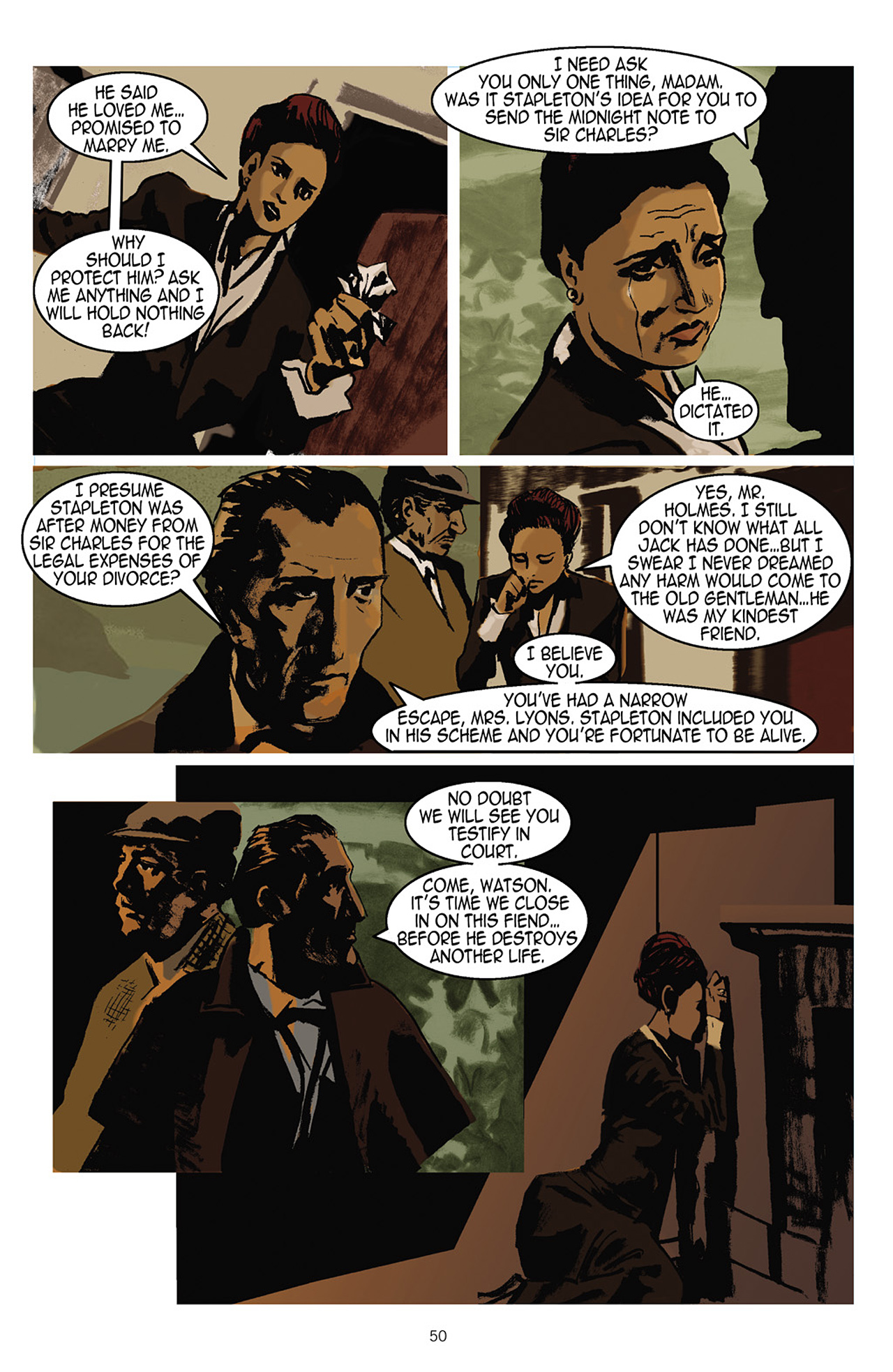 Read online The Hound of the Baskervilles comic -  Issue # TPB - 51