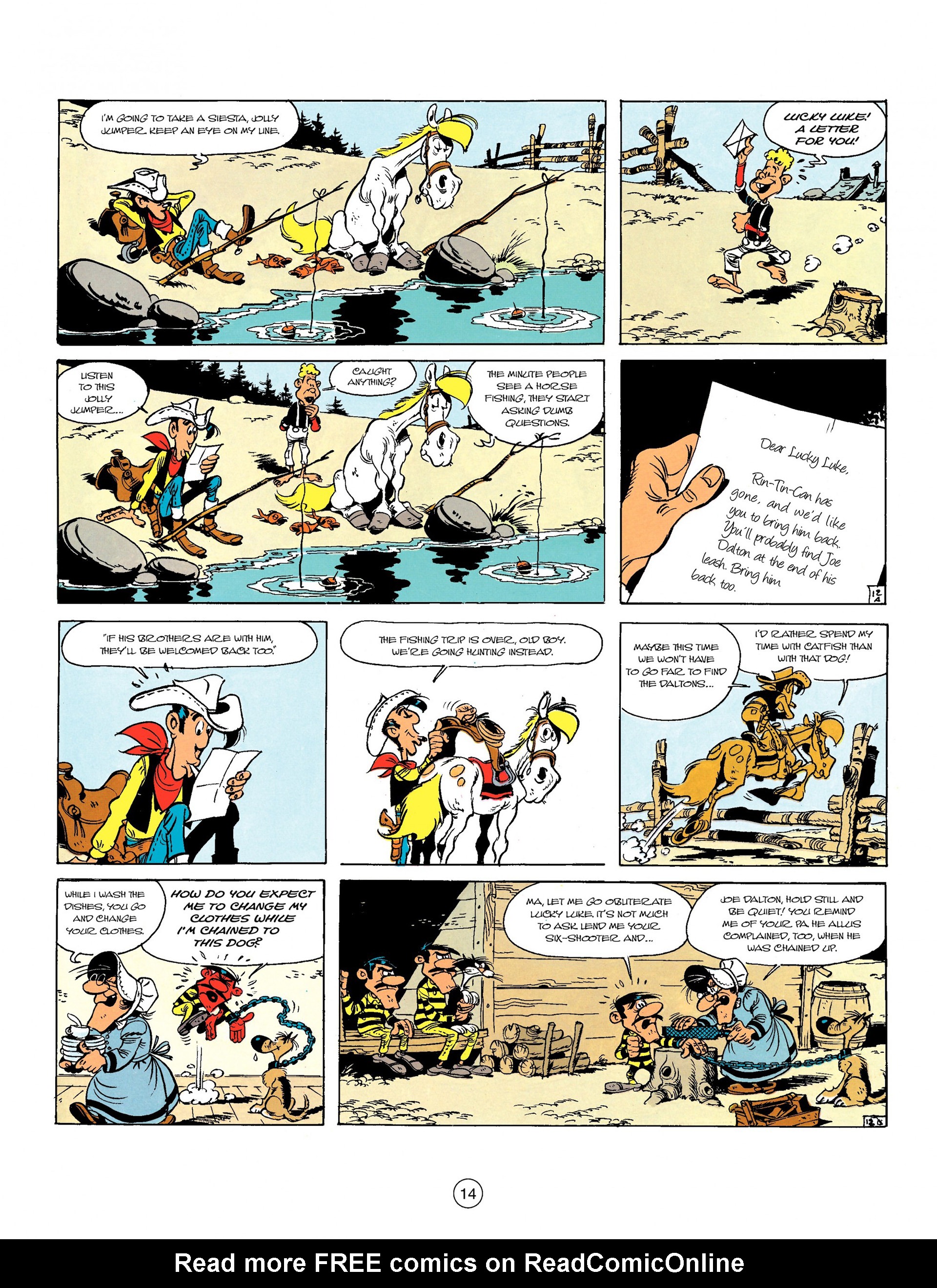Read online A Lucky Luke Adventure comic -  Issue #6 - 14