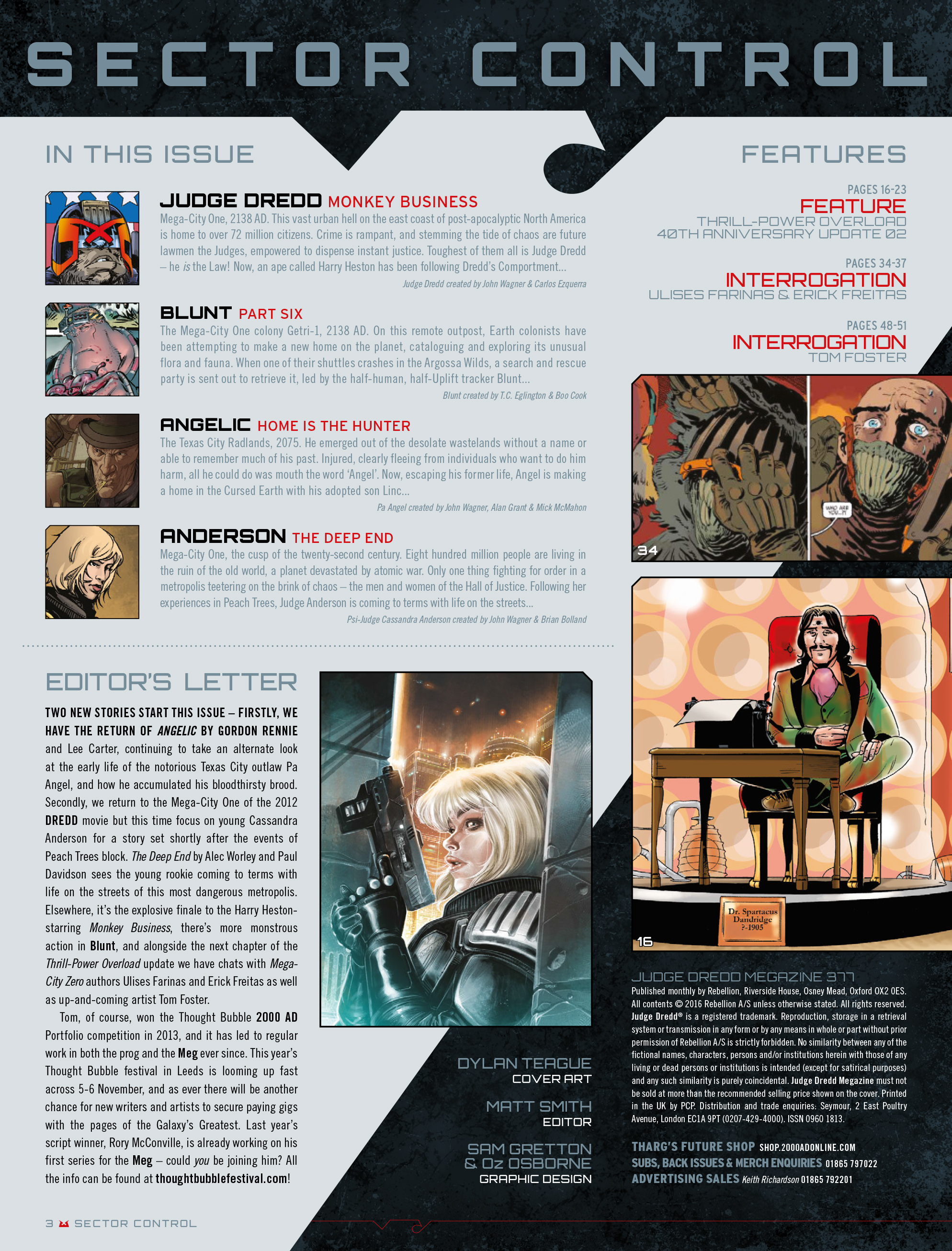 Read online Judge Dredd Megazine (Vol. 5) comic -  Issue #377 - 3