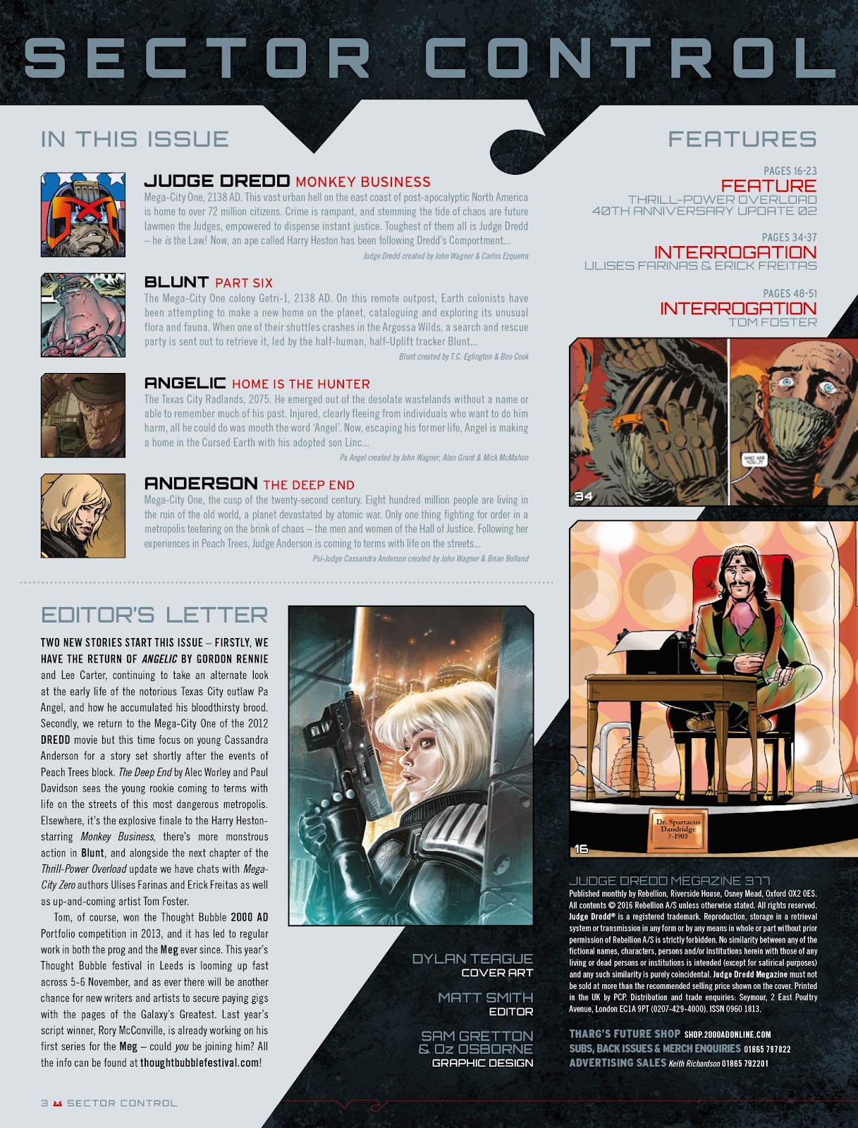 Judge Dredd Megazine (Vol. 5) issue 377 - Page 3