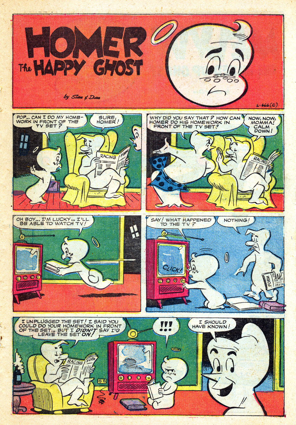 Read online Homer, the Happy Ghost comic -  Issue #14 - 20
