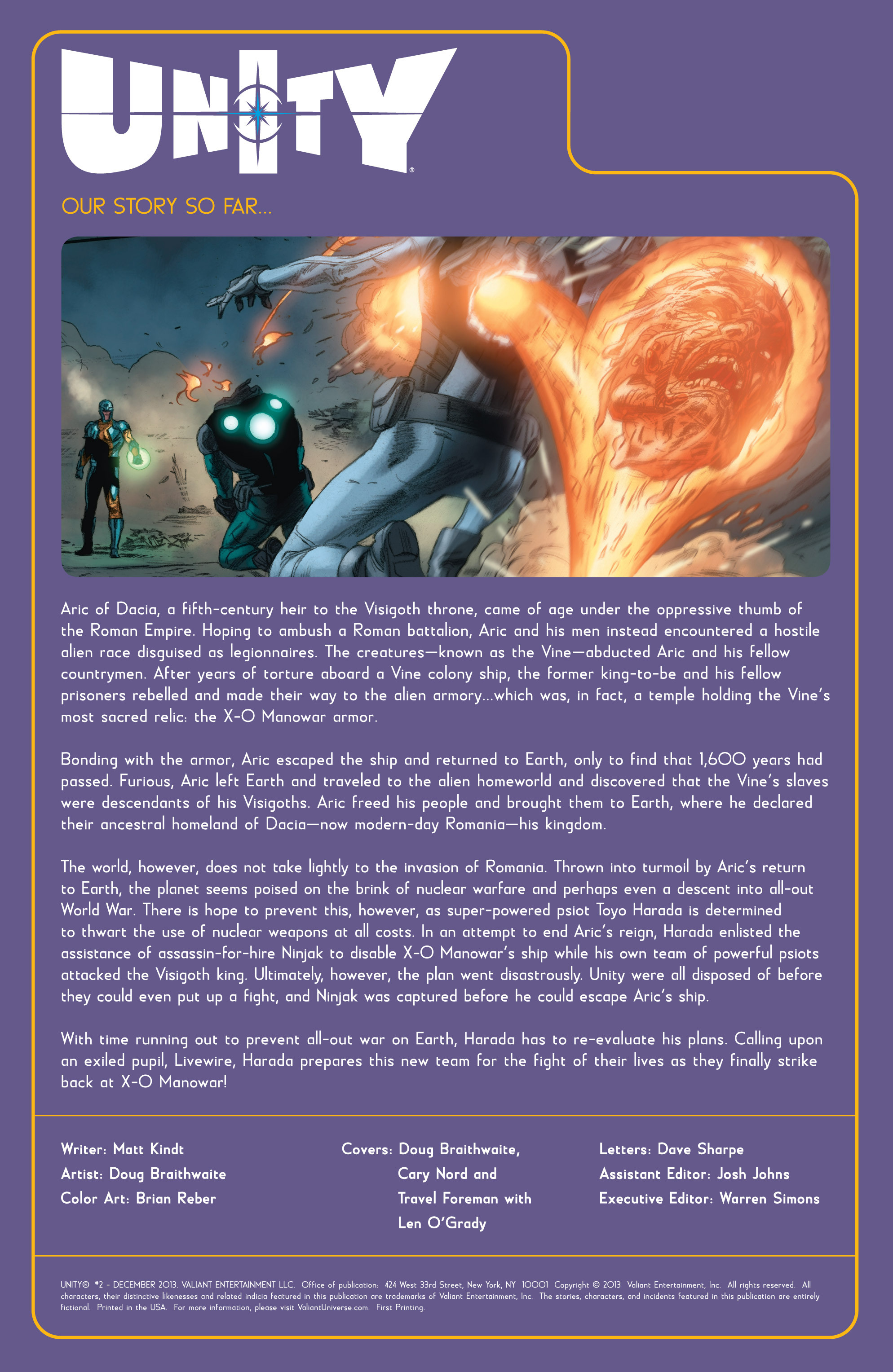 Read online Unity (2013) comic -  Issue #2 - 2