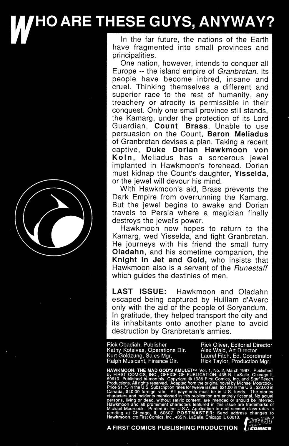 Read online Hawkmoon: The Mad God's Amulet comic -  Issue #2 - 2