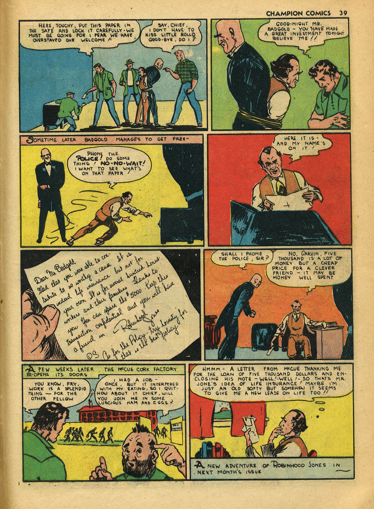 Read online Champion Comics comic -  Issue #7 - 40