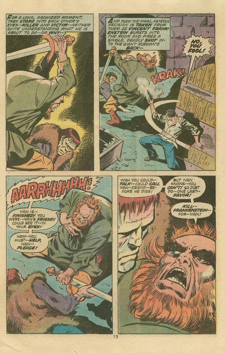 Read online Frankenstein (1973) comic -  Issue #11 - 10