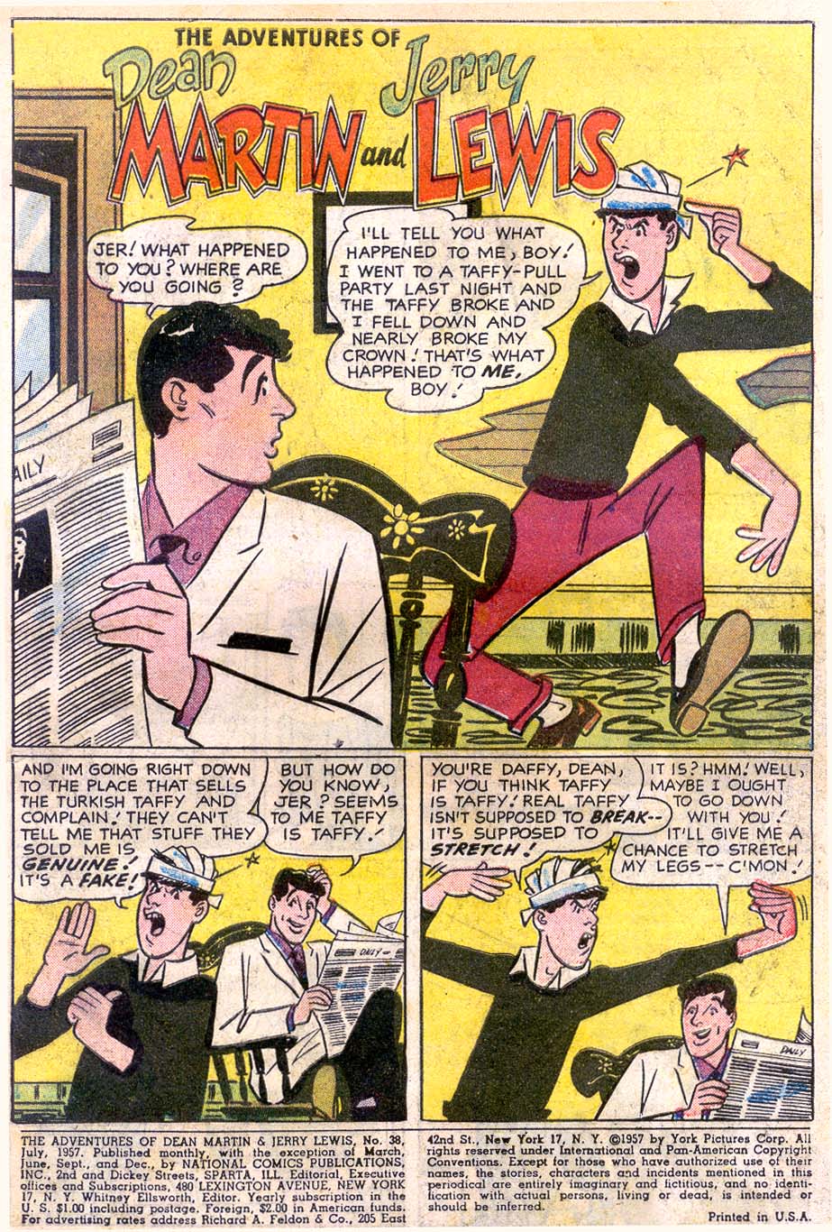 Read online The Adventures of Dean Martin and Jerry Lewis comic -  Issue #38 - 3