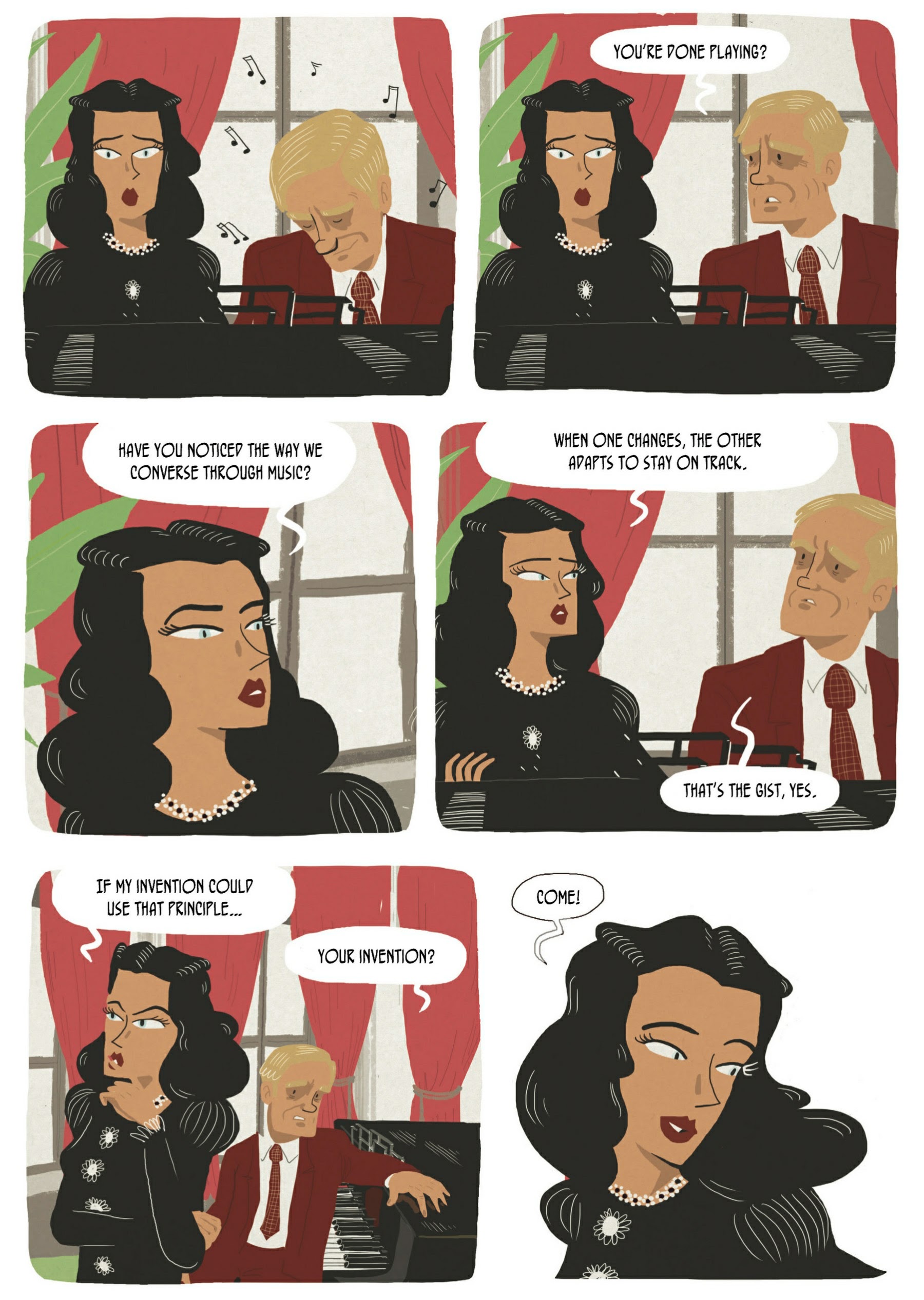 Read online Hedy Lamarr: An Incredible Life comic -  Issue # TPB (Part 2) - 12