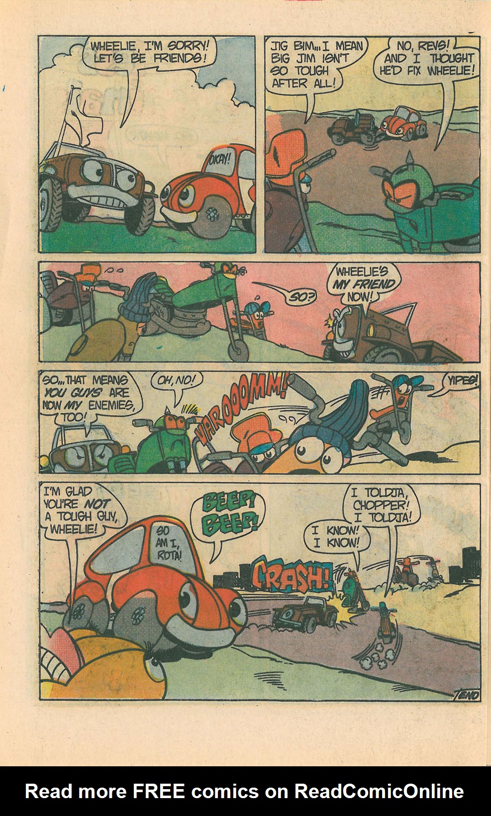 Read online Wheelie and the Chopper Bunch comic -  Issue #5 - 10