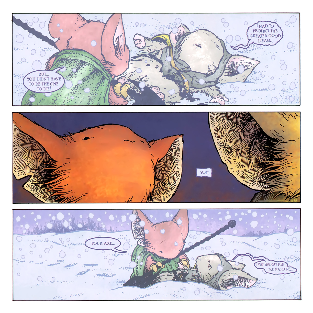 Read online Mouse Guard: Winter 1152 comic -  Issue #6 - 23