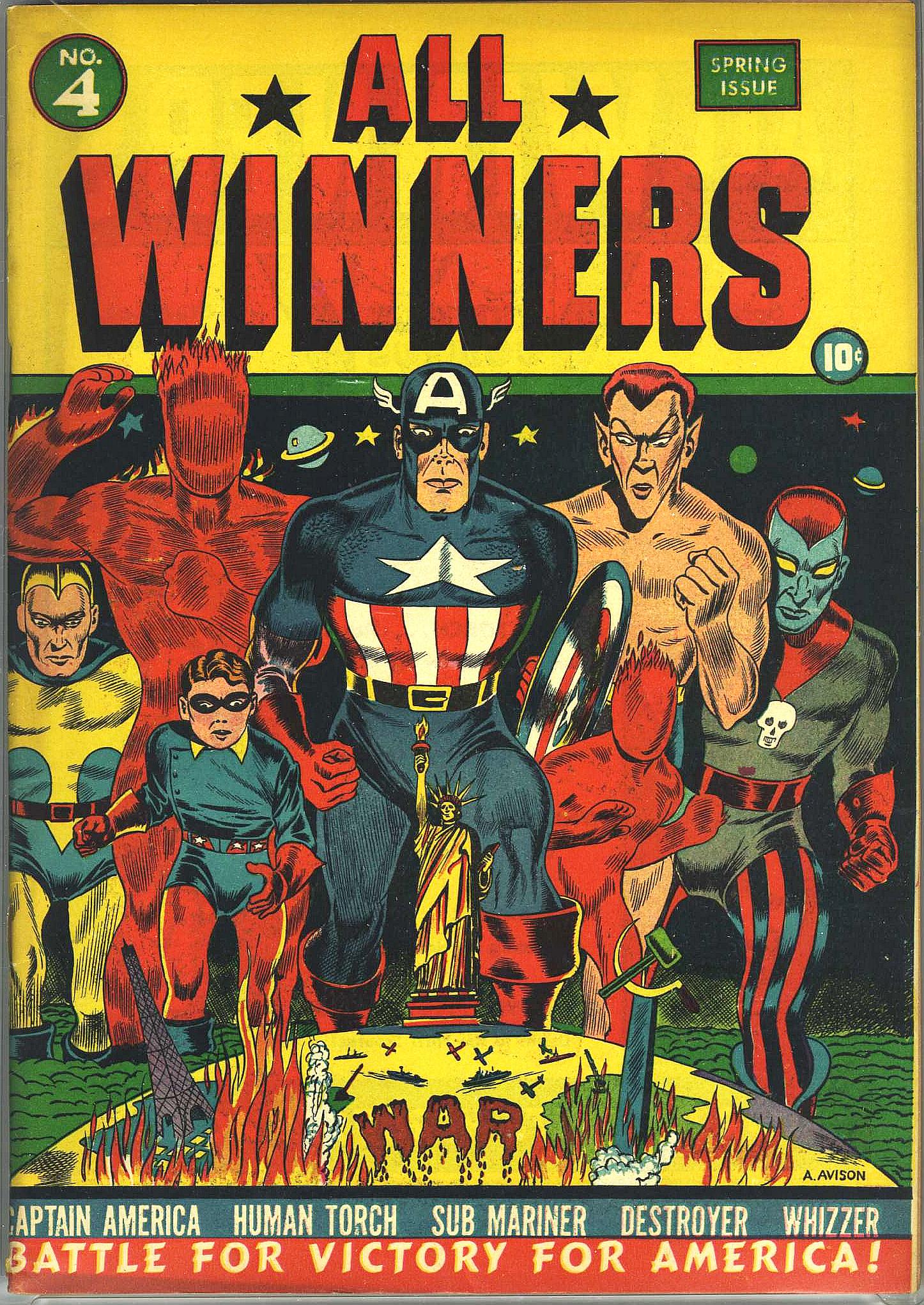 Read online All-Winners Comics comic -  Issue #4 - 1
