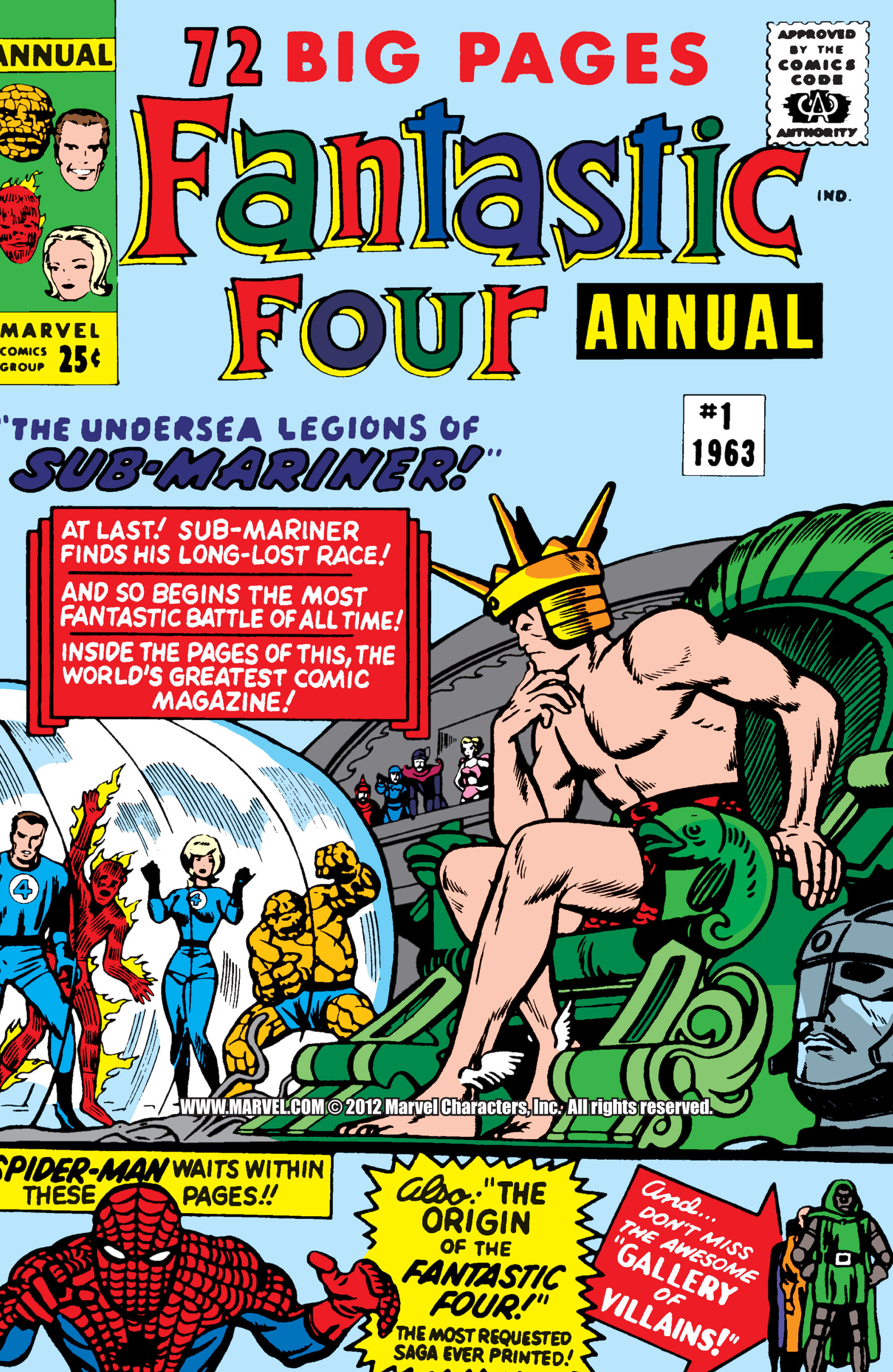 Read online Fantastic Four (1961) comic -  Issue # _Annual 1 - 1