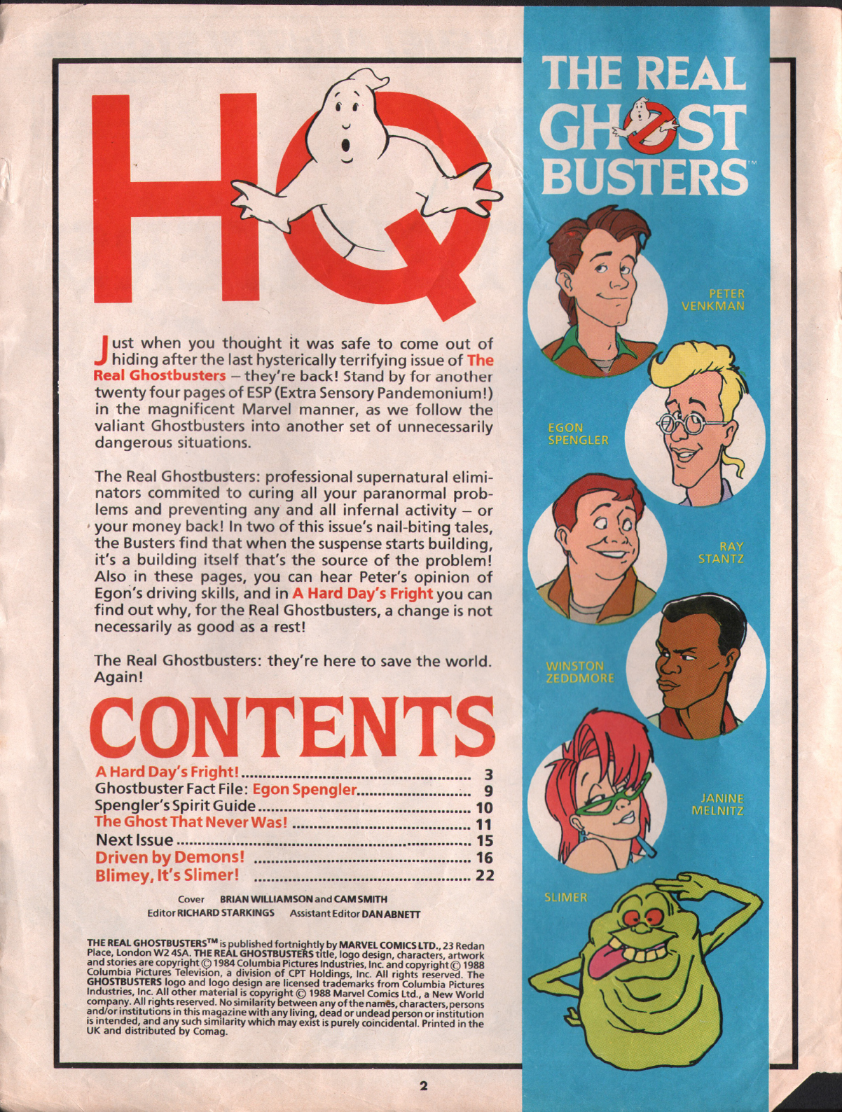 Read online The Real Ghostbusters comic -  Issue #2 - 2