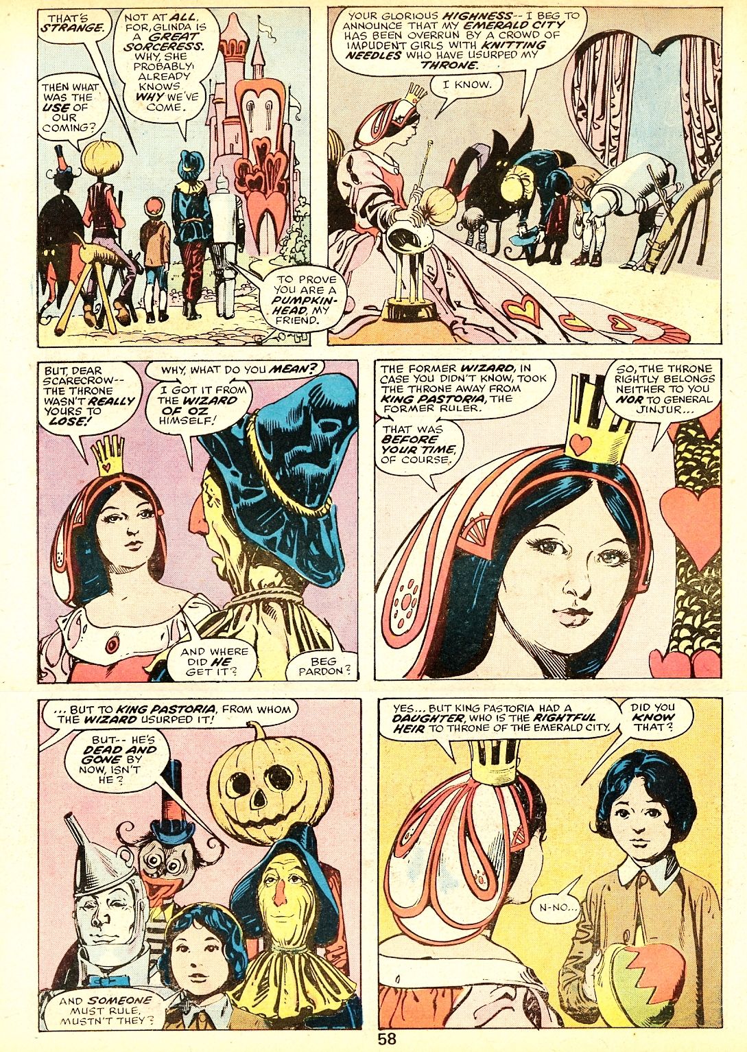 Read online Marvel Treasury of Oz comic -  Issue #1 - 57