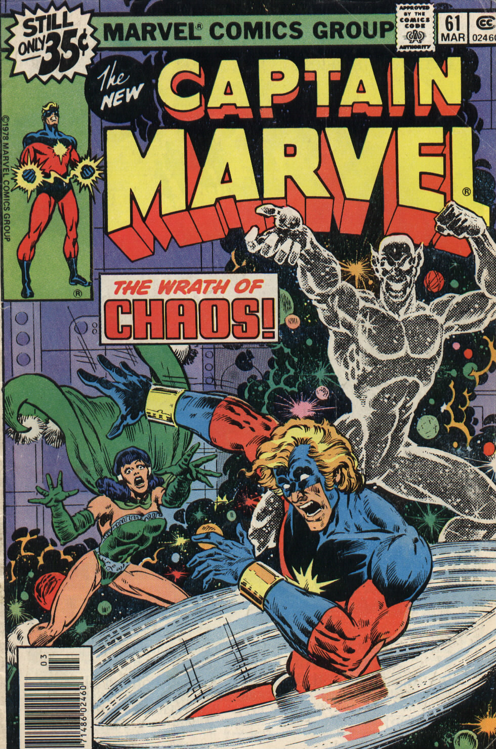 Read online Captain Marvel (1968) comic -  Issue #61 - 2