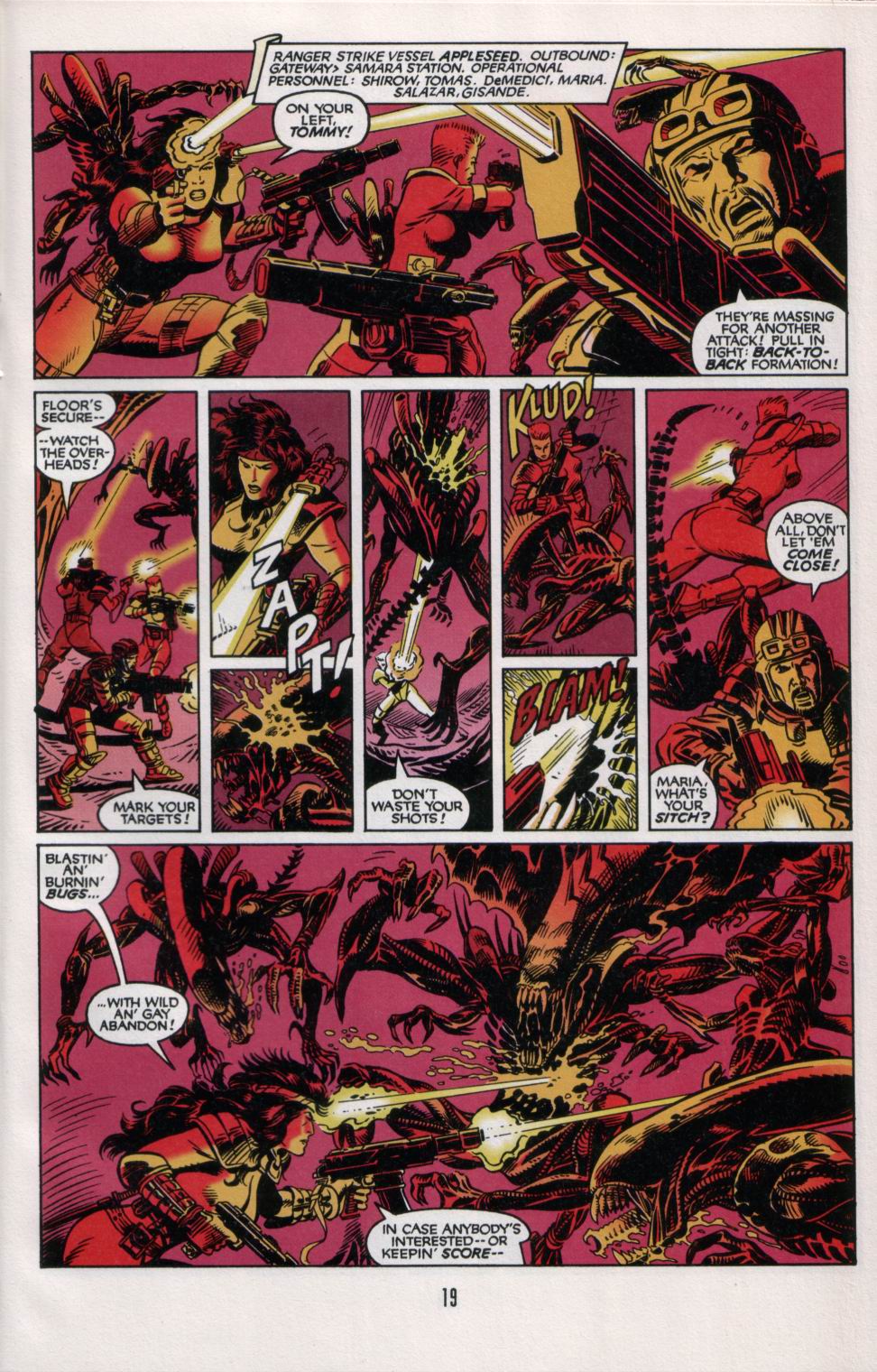 Read online Aliens/Predator: The Deadliest of the Species comic -  Issue #6 - 21