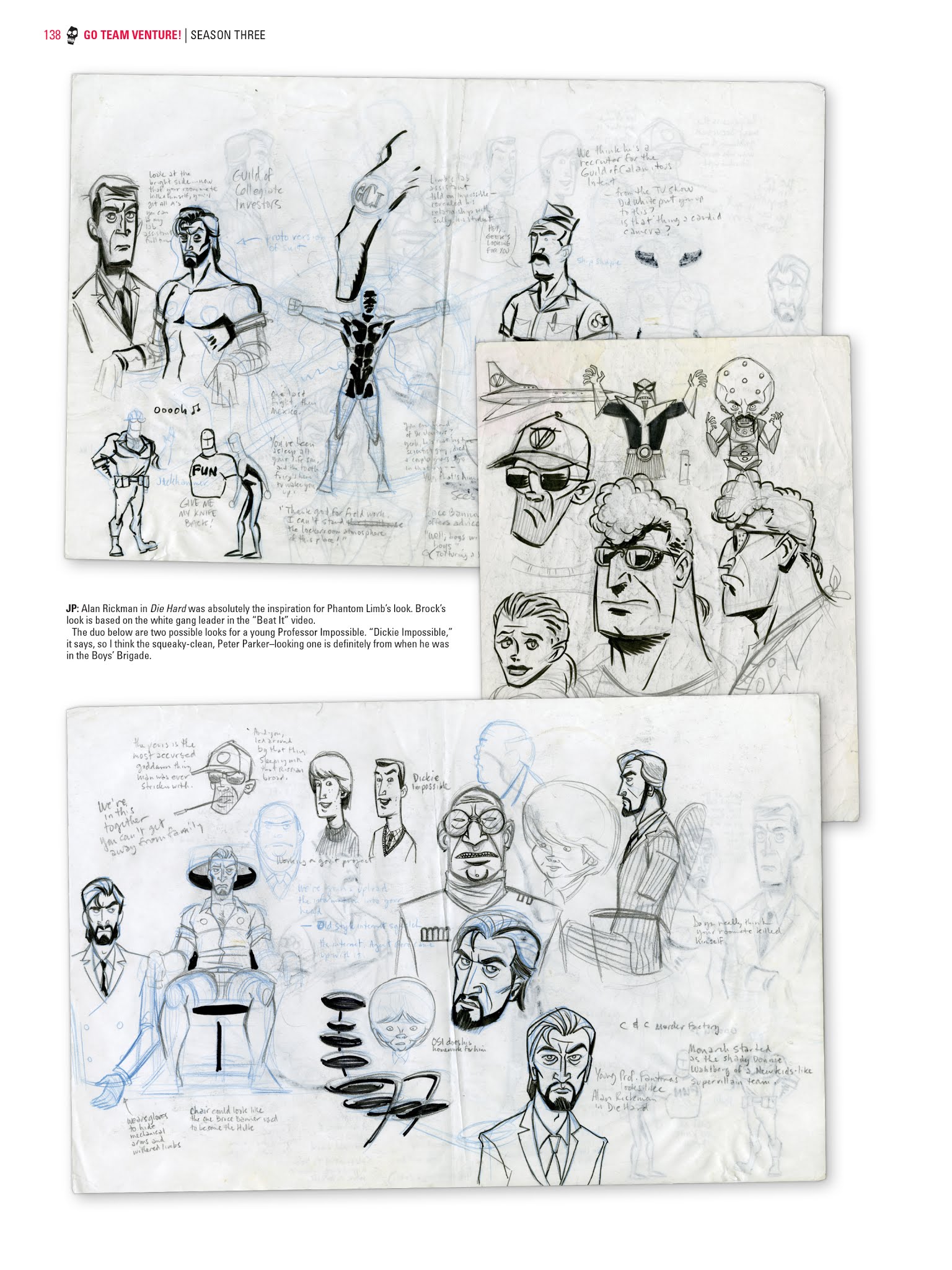 Read online Go Team Venture!: The Art and Making of The Venture Bros. comic -  Issue # TPB (Part 2) - 37