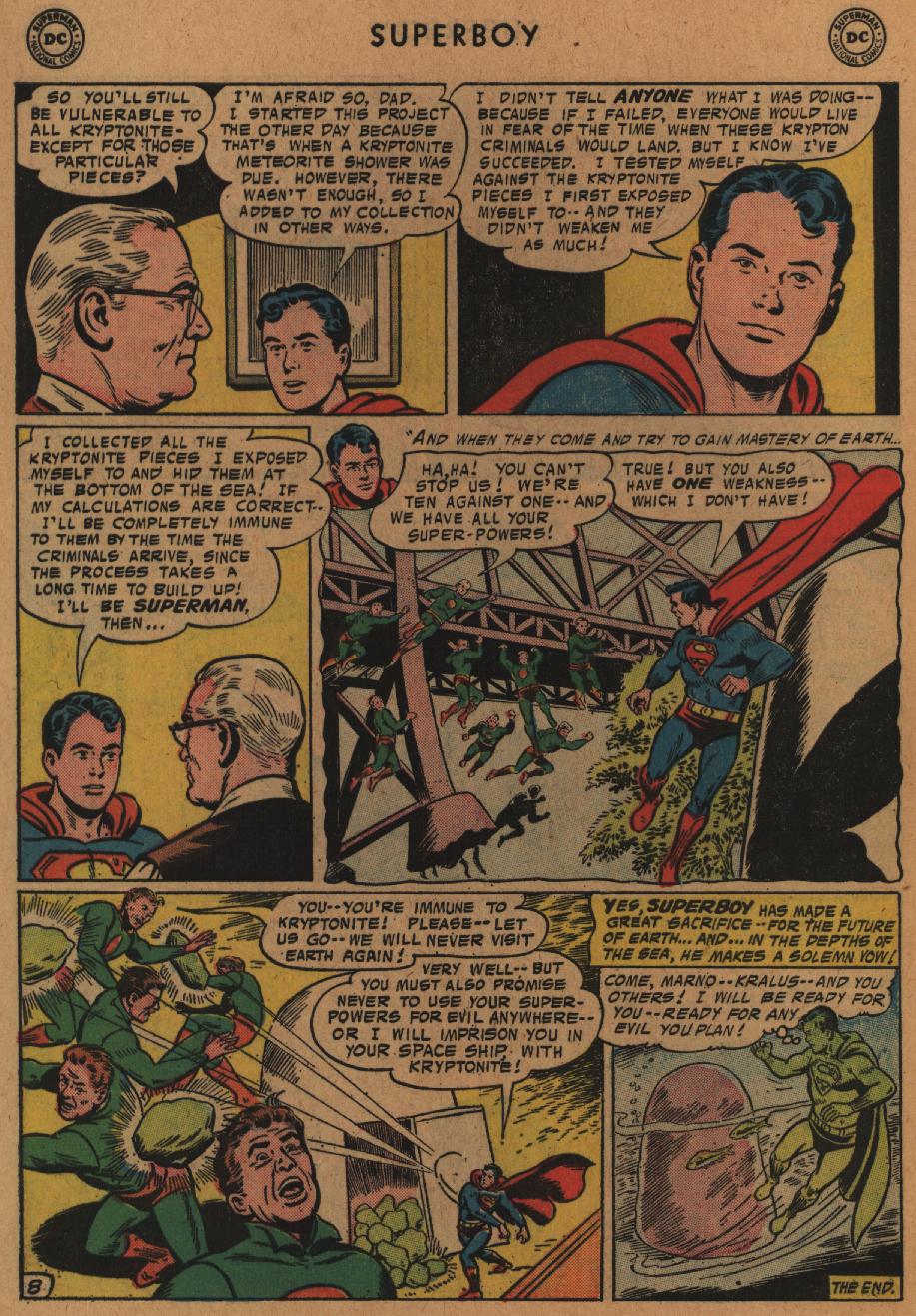 Read online Superboy (1949) comic -  Issue #58 - 28