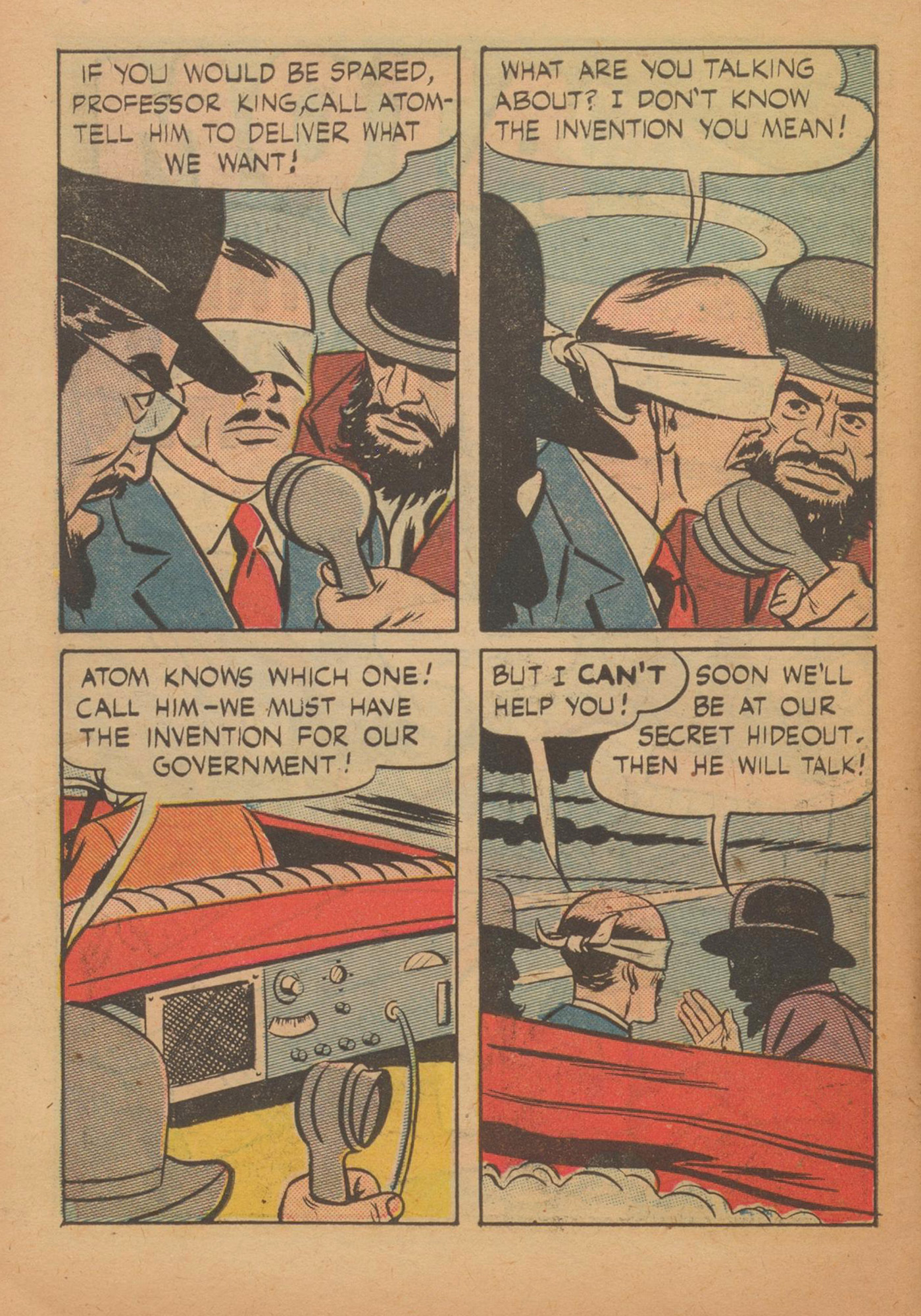 Read online Captain Atom (1950) comic -  Issue #4 - 38