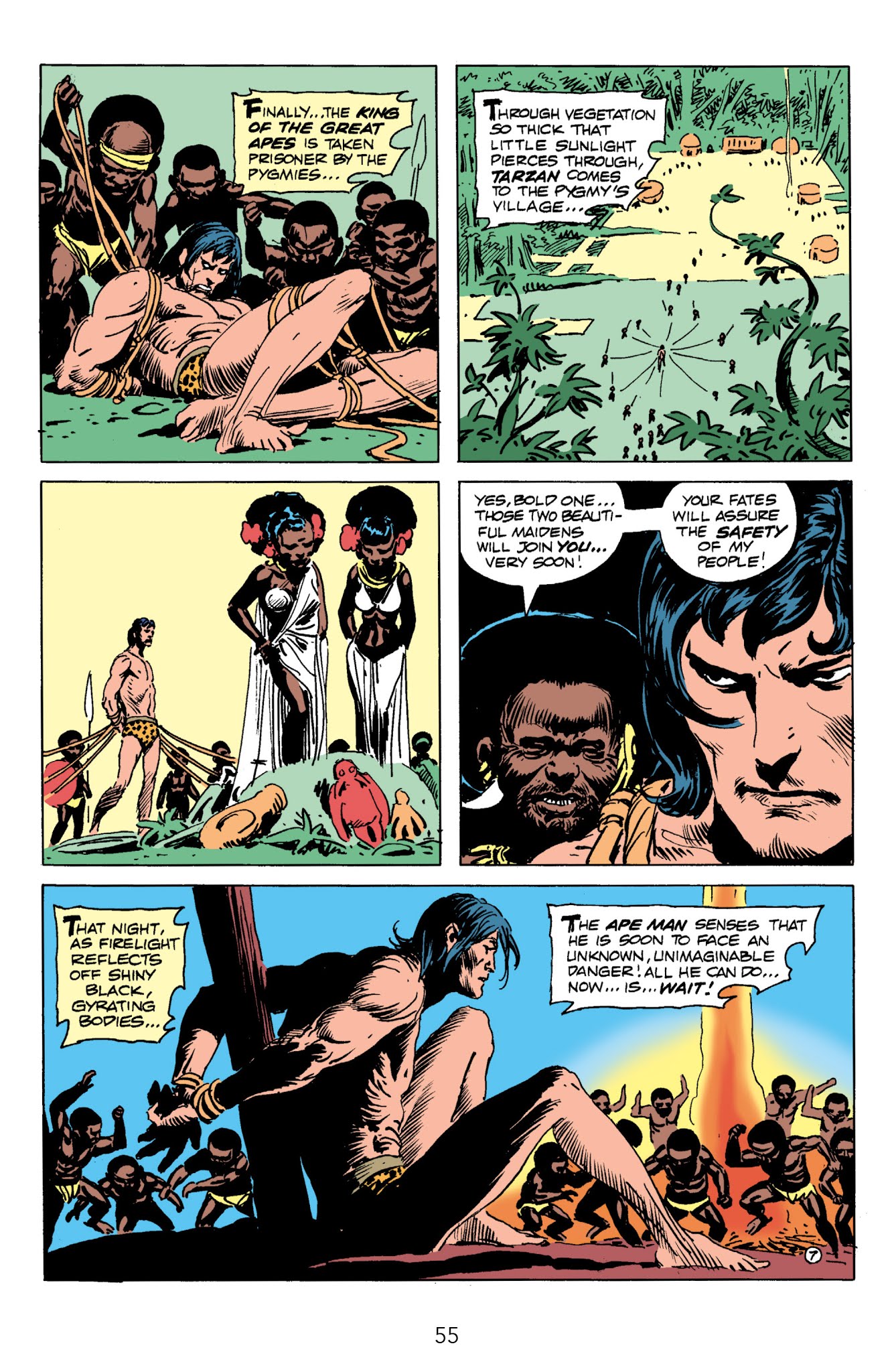 Read online Edgar Rice Burroughs' Tarzan The Joe Kubert Years comic -  Issue # TPB 3 (Part 1) - 56