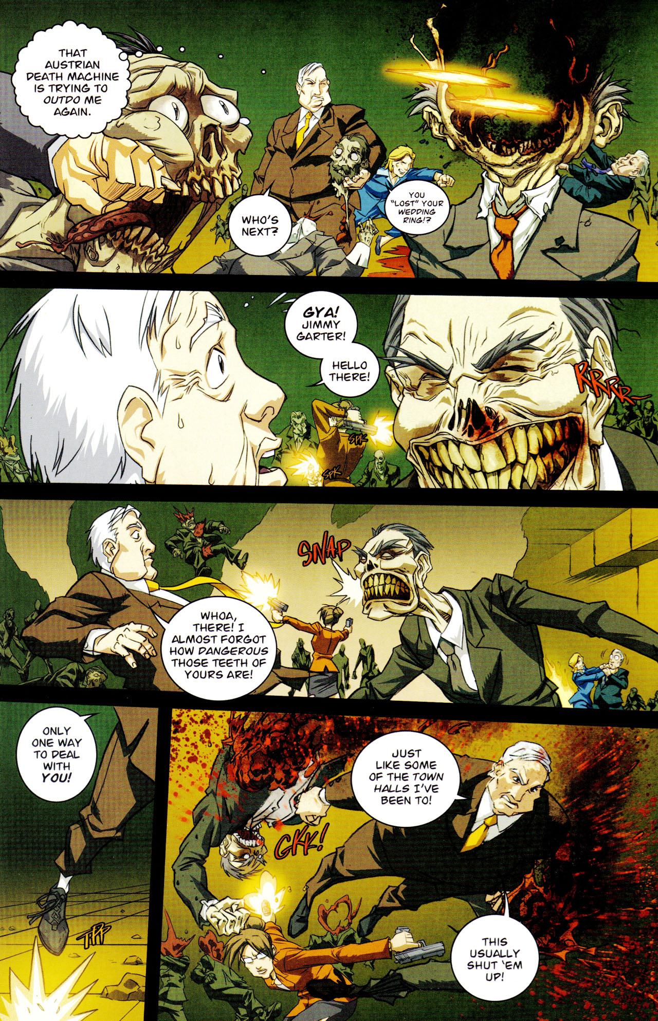 Read online President Evil comic -  Issue #3 - 6