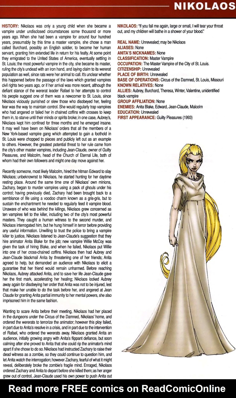 Anita Blake, Vampire Hunter: Guilty Pleasures Handbook issue Full - Page 23