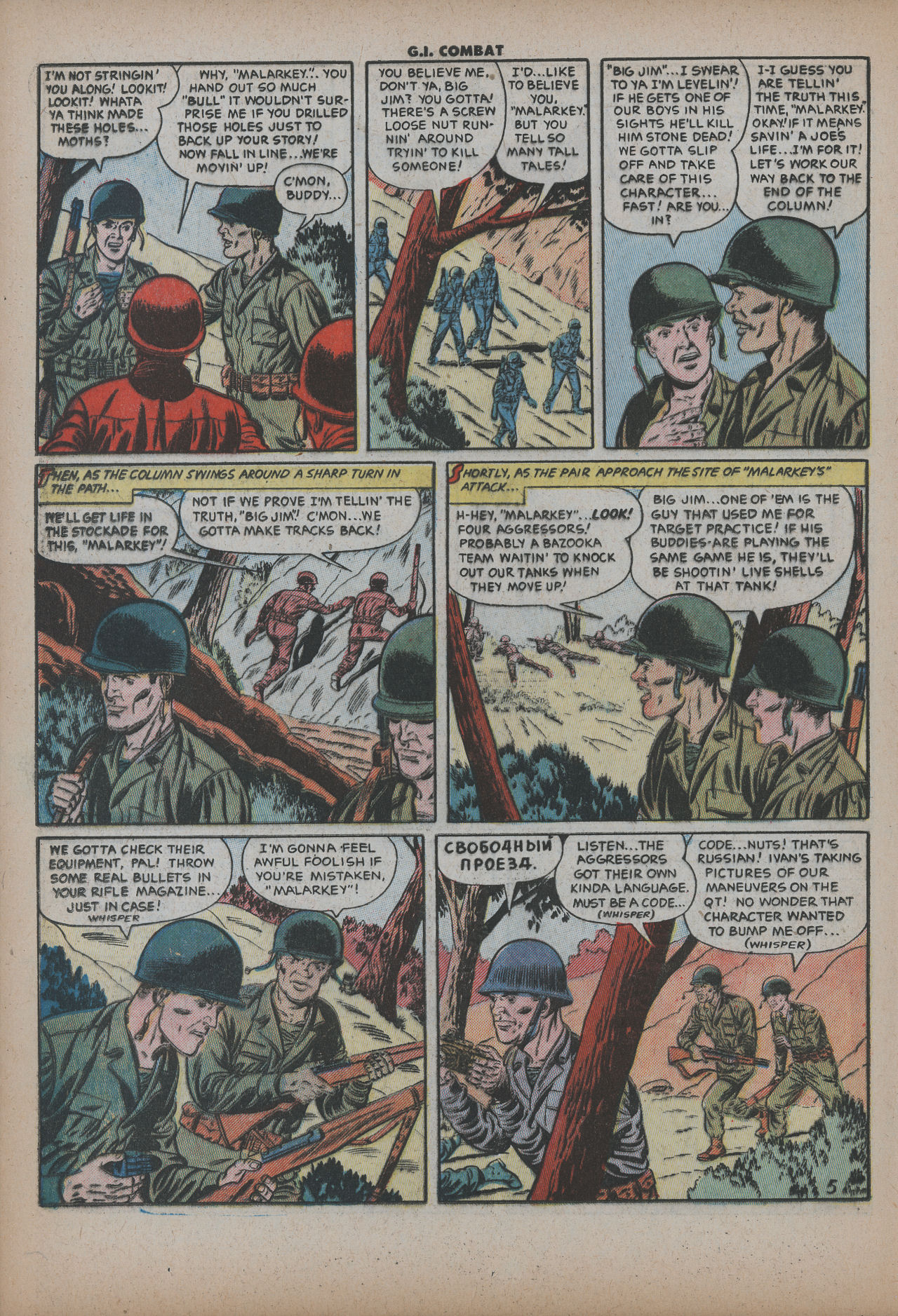 Read online G.I. Combat (1952) comic -  Issue #18 - 23