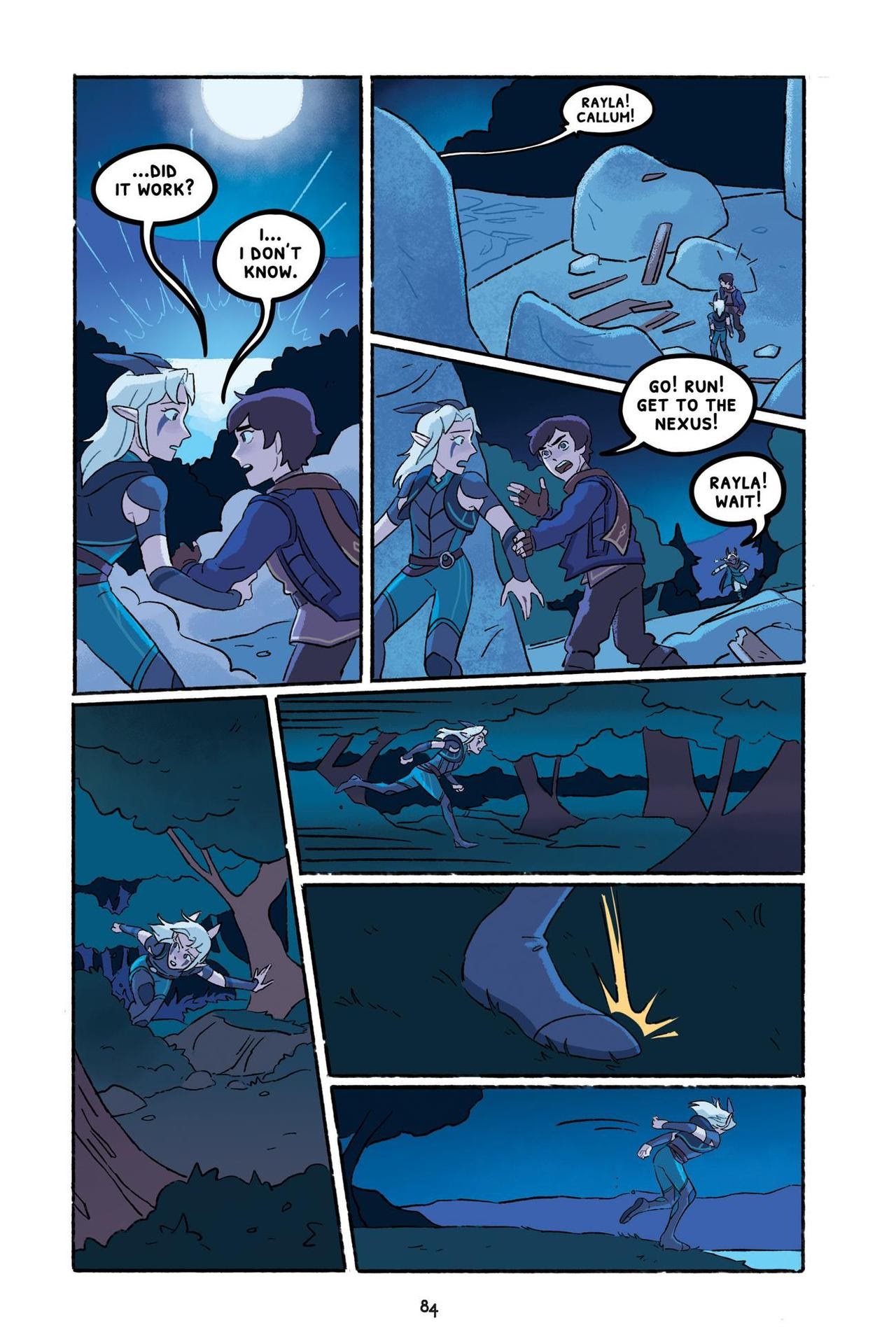 Read online Through the Moon: The Dragon Prince Graphic Novel comic -  Issue # TPB - 88