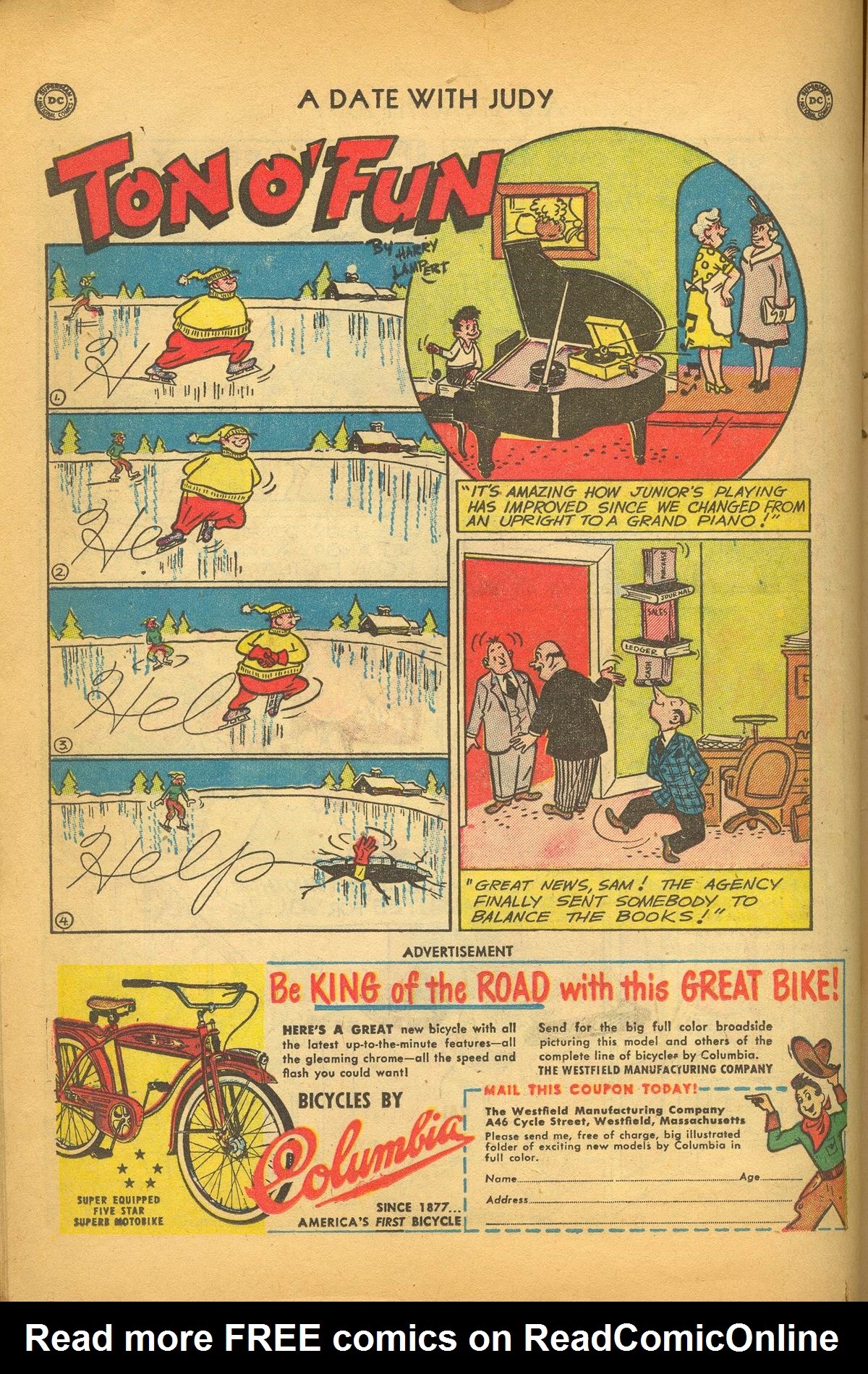 Read online A Date with Judy comic -  Issue #17 - 20