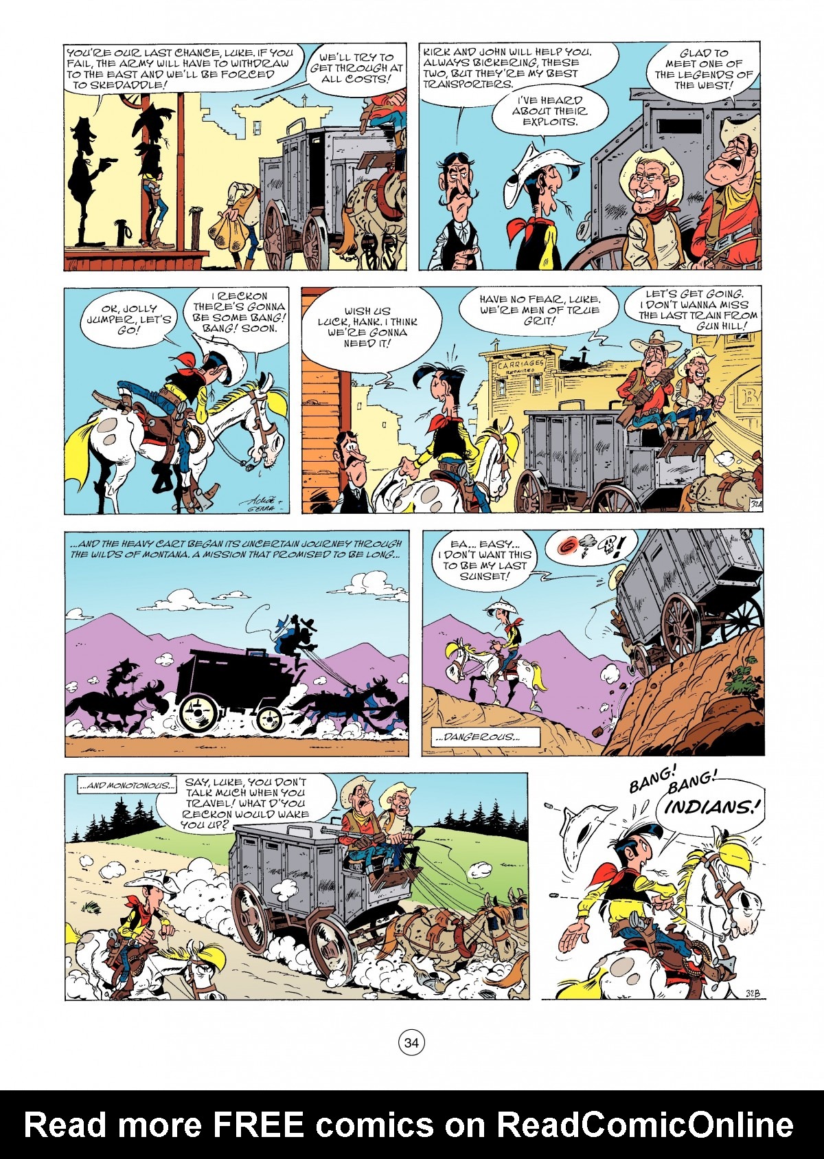 Read online A Lucky Luke Adventure comic -  Issue #45 - 34