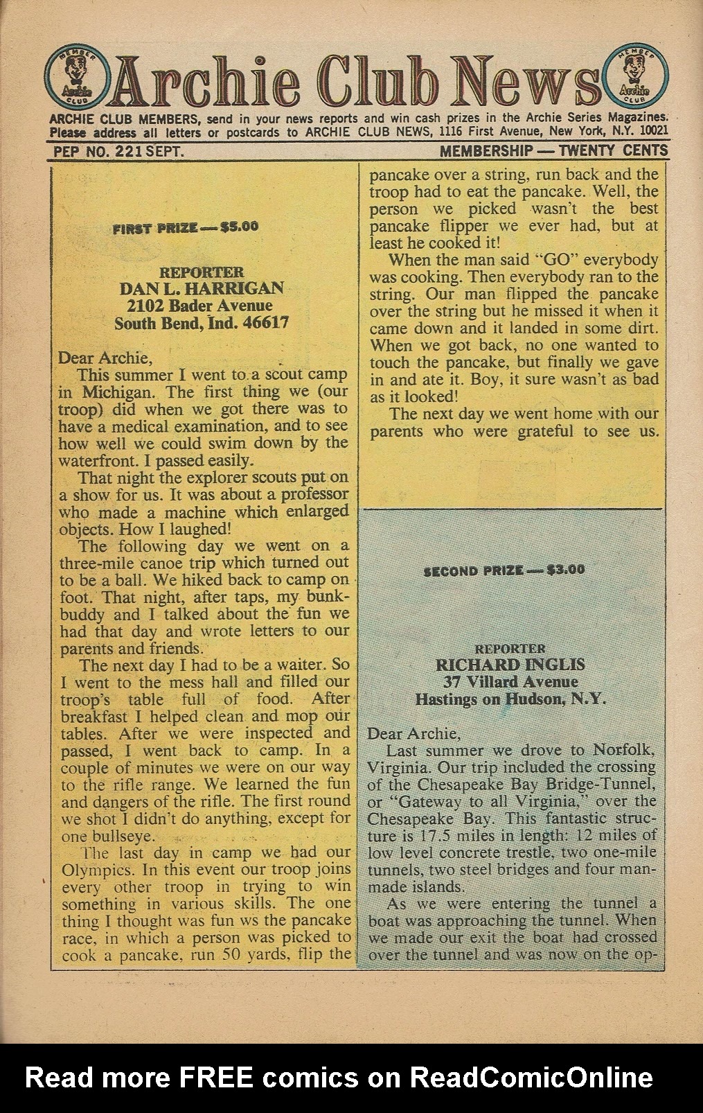 Read online Pep Comics comic -  Issue #221 - 10