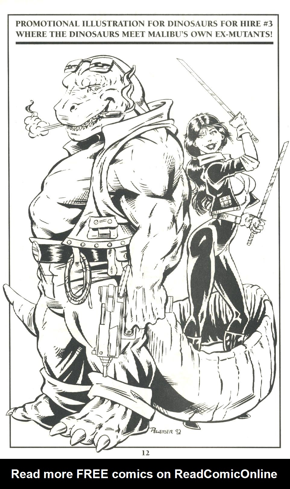 Read online Dinosaurs For Hire comic -  Issue # _Ashcan - 14