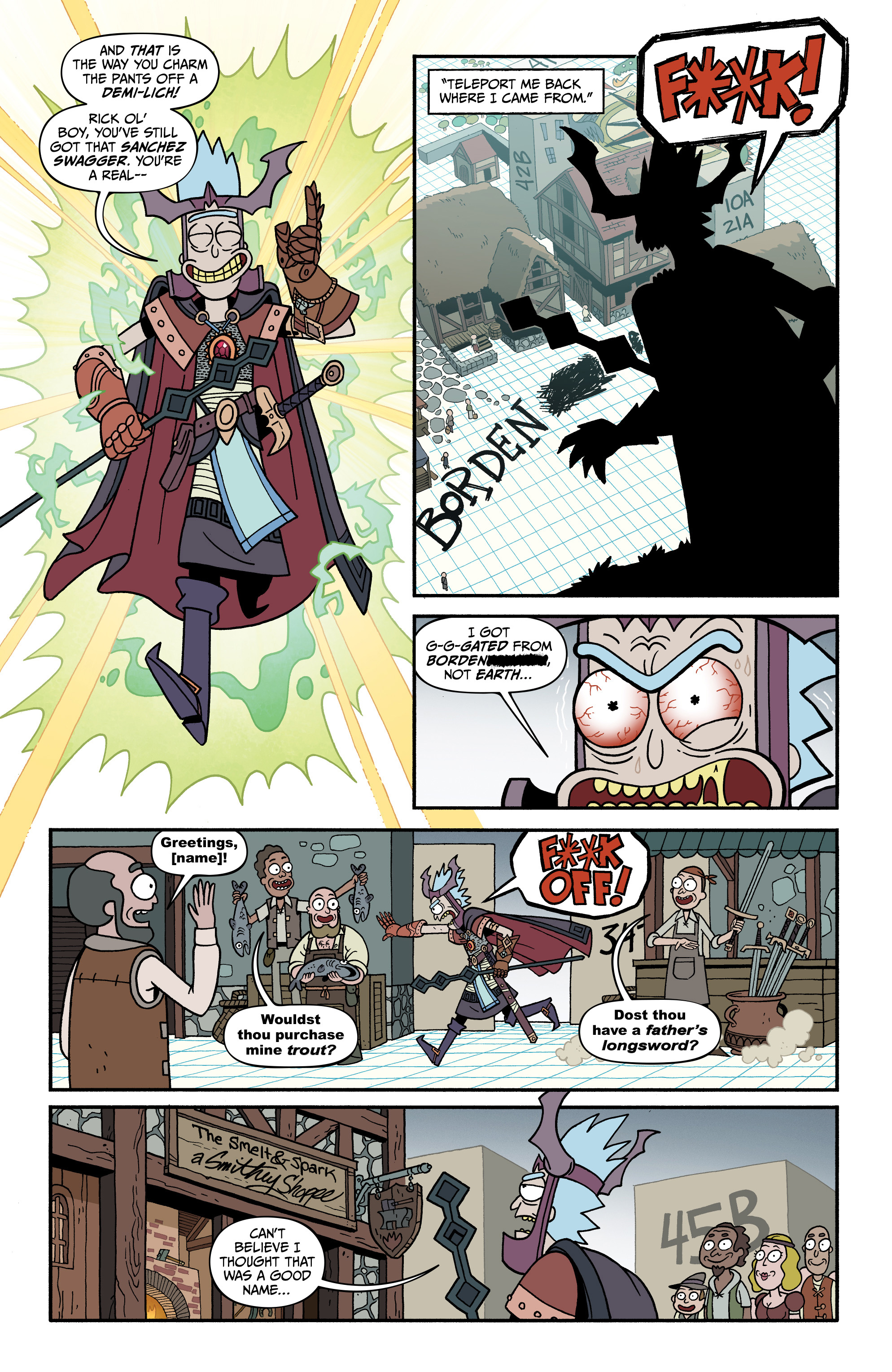 Read online Rick and Morty vs. Dungeons & Dragons II: Painscape comic -  Issue #2 - 19