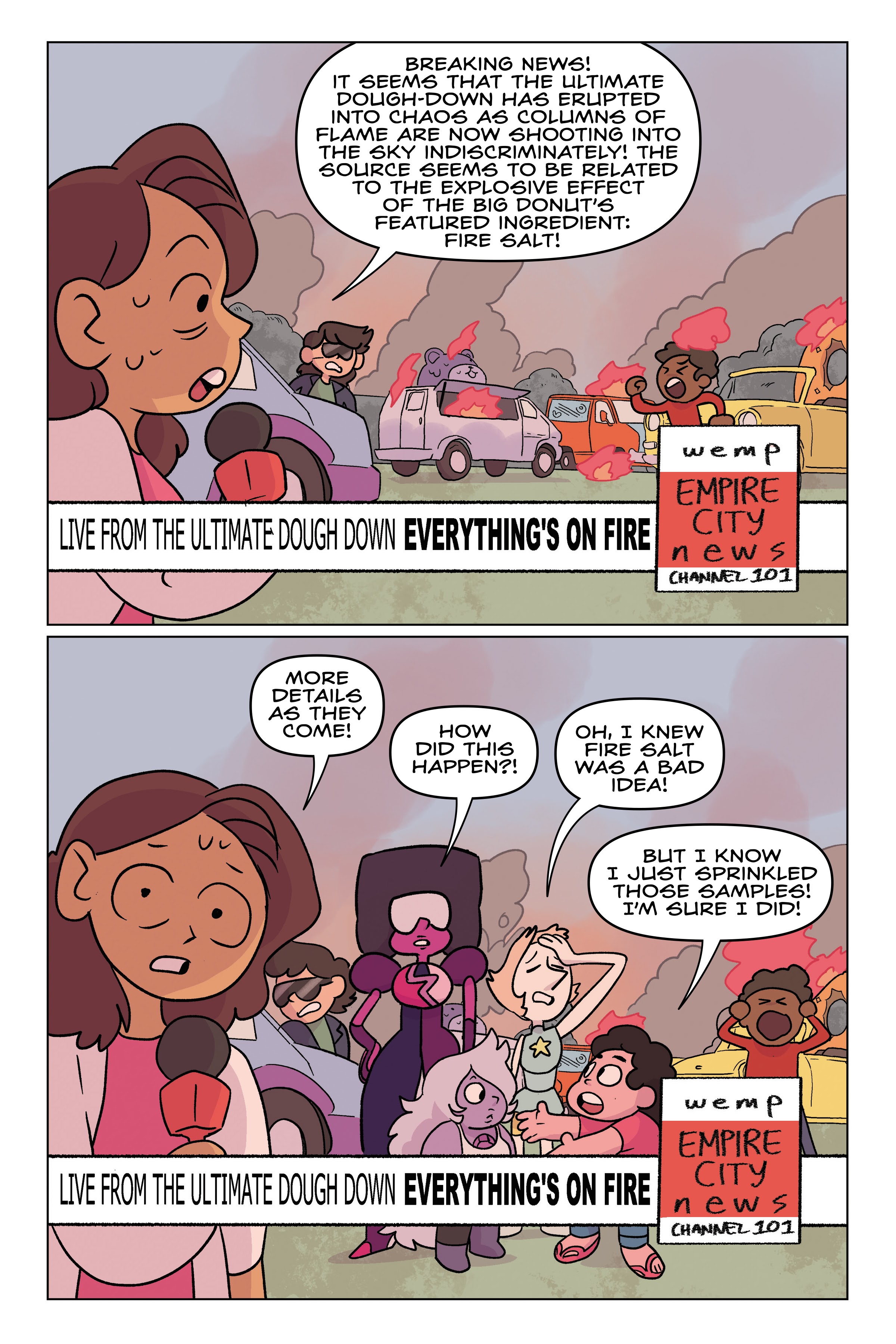 Read online Steven Universe: Ultimate Dough-Down comic -  Issue # TPB - 101