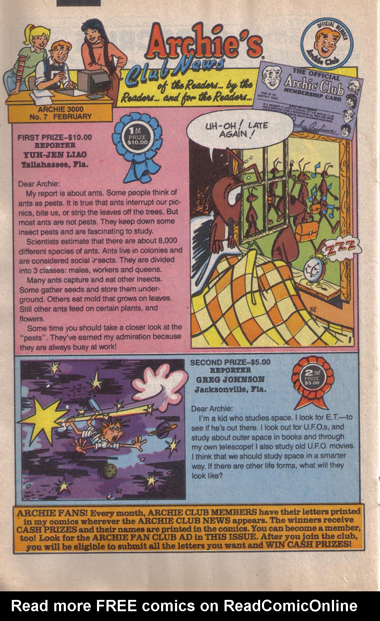 Read online Archie 3000! (1989) comic -  Issue #7 - 19