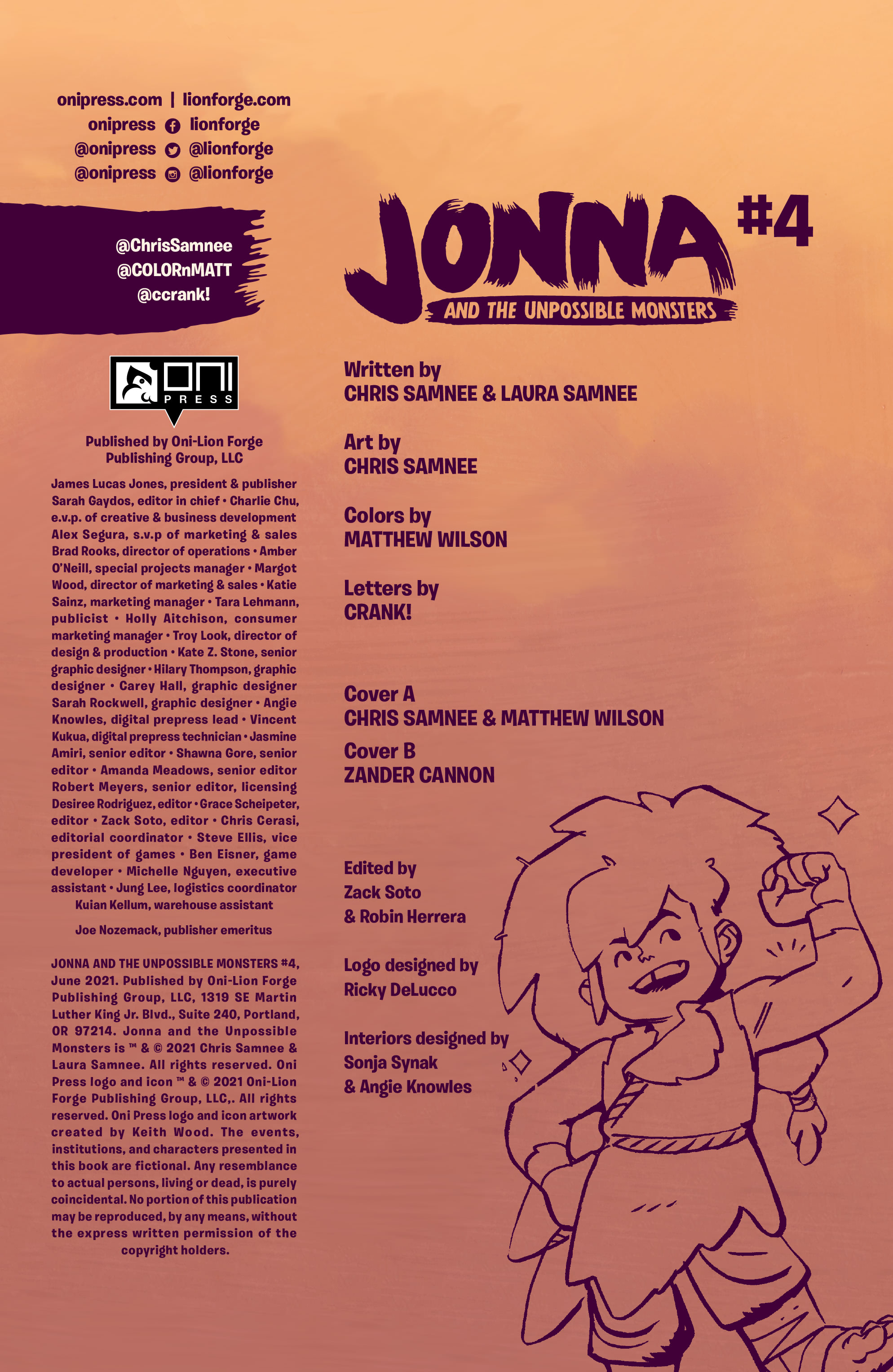 Read online Jonna and the Unpossible Monsters comic -  Issue #4 - 2