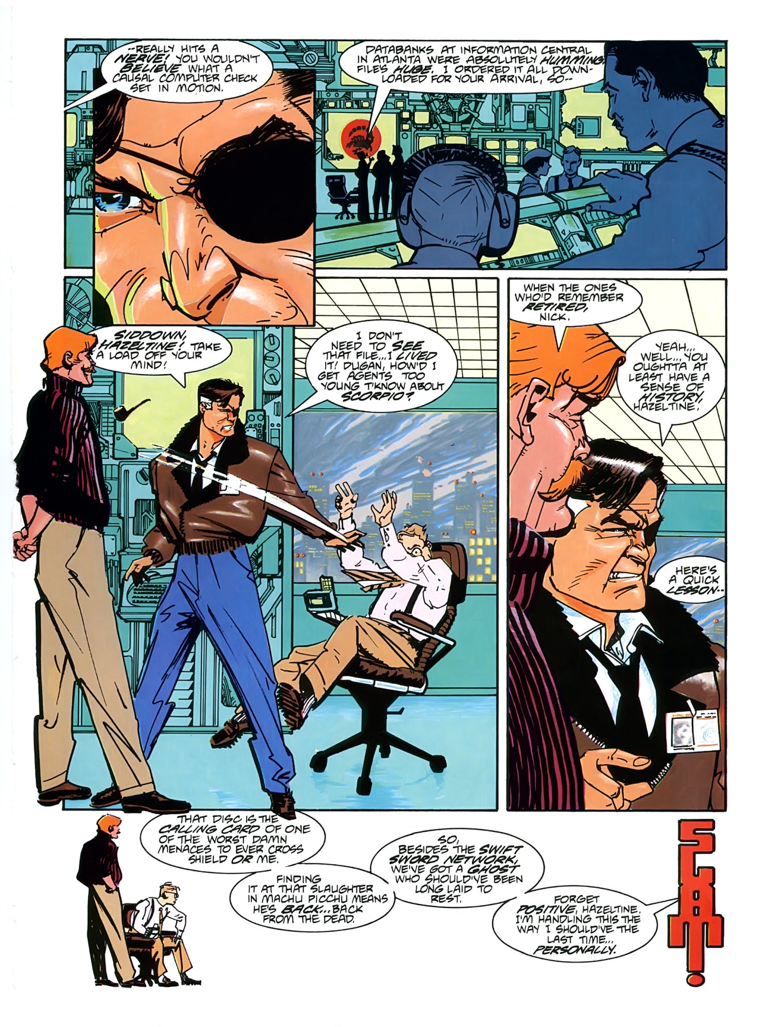 Read online Wolverine, Nick Fury: The Scorpio Connection comic -  Issue # TPB - 16