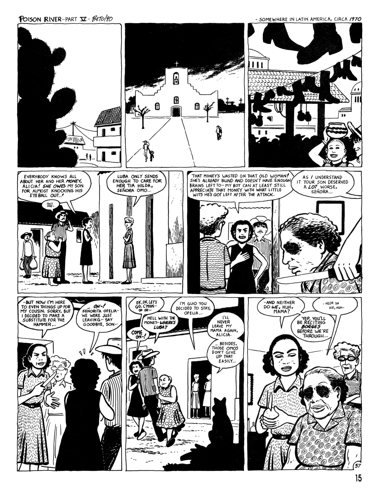 Read online Love and Rockets (1982) comic -  Issue #33 - 17