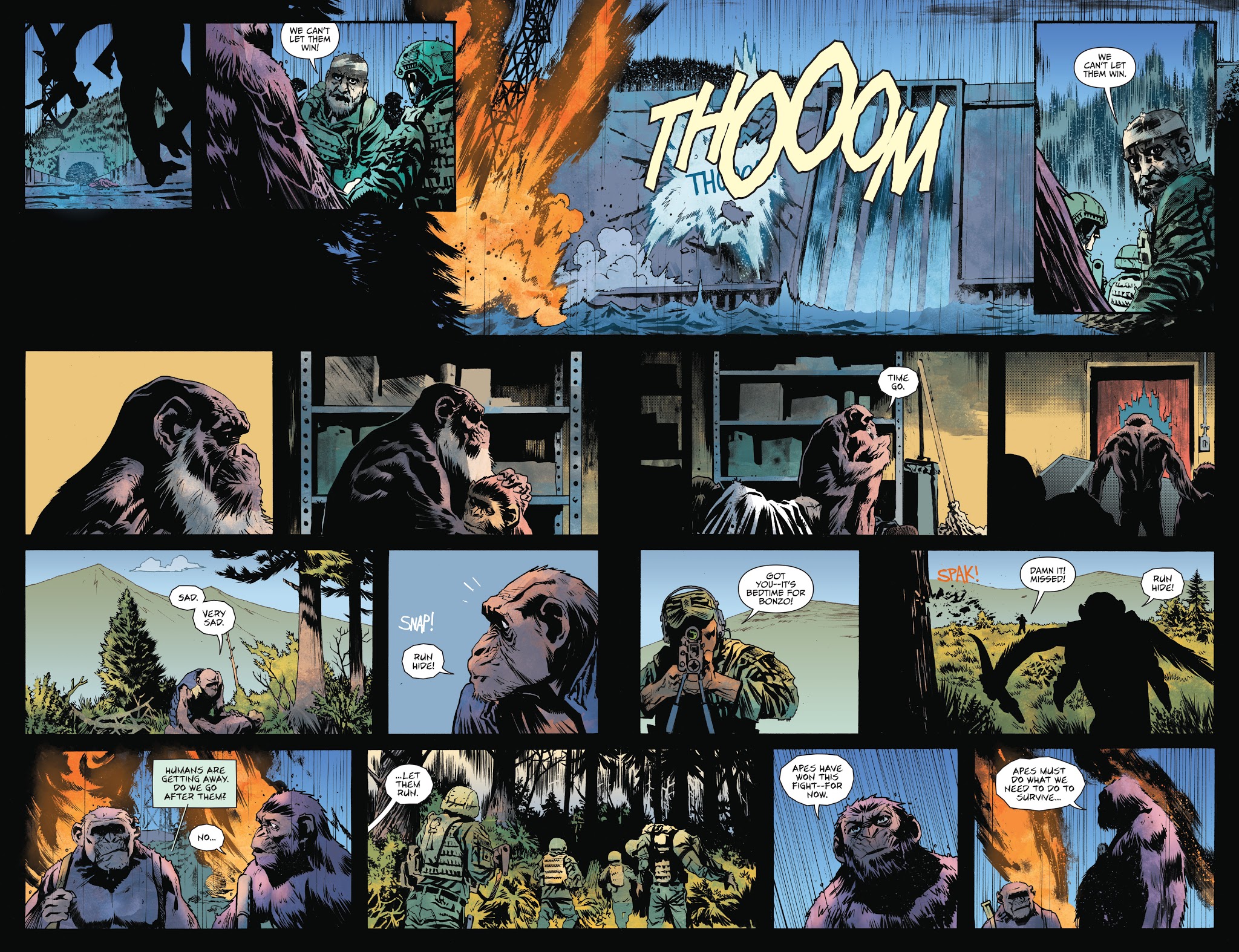 Read online War for the Planet of the Apes comic -  Issue #4 - 19