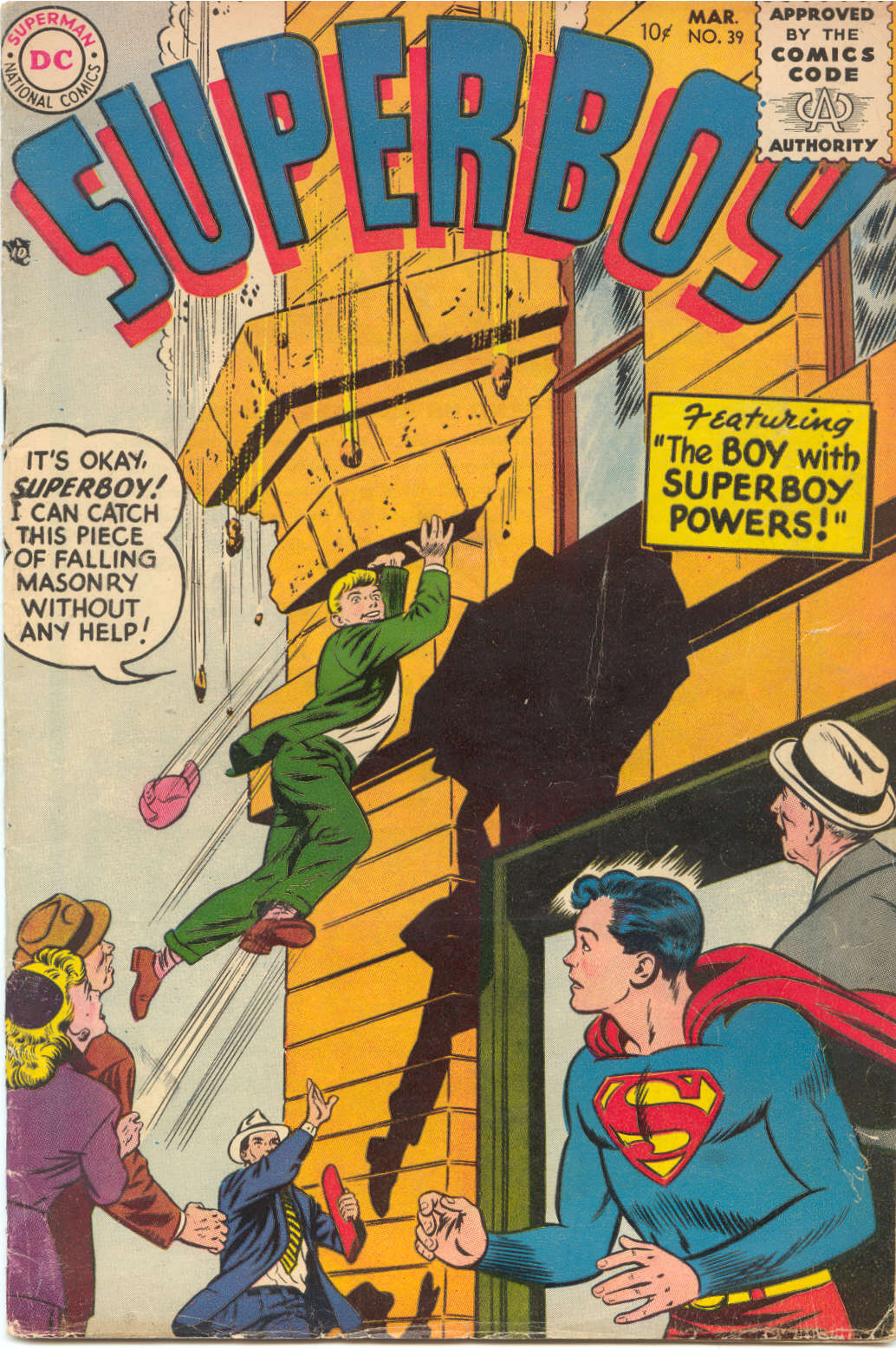 Read online Superboy (1949) comic -  Issue #39 - 1