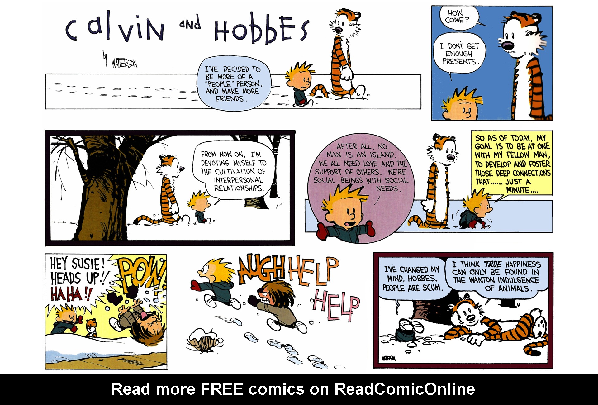 Read online Calvin and Hobbes comic -  Issue #7 - 143