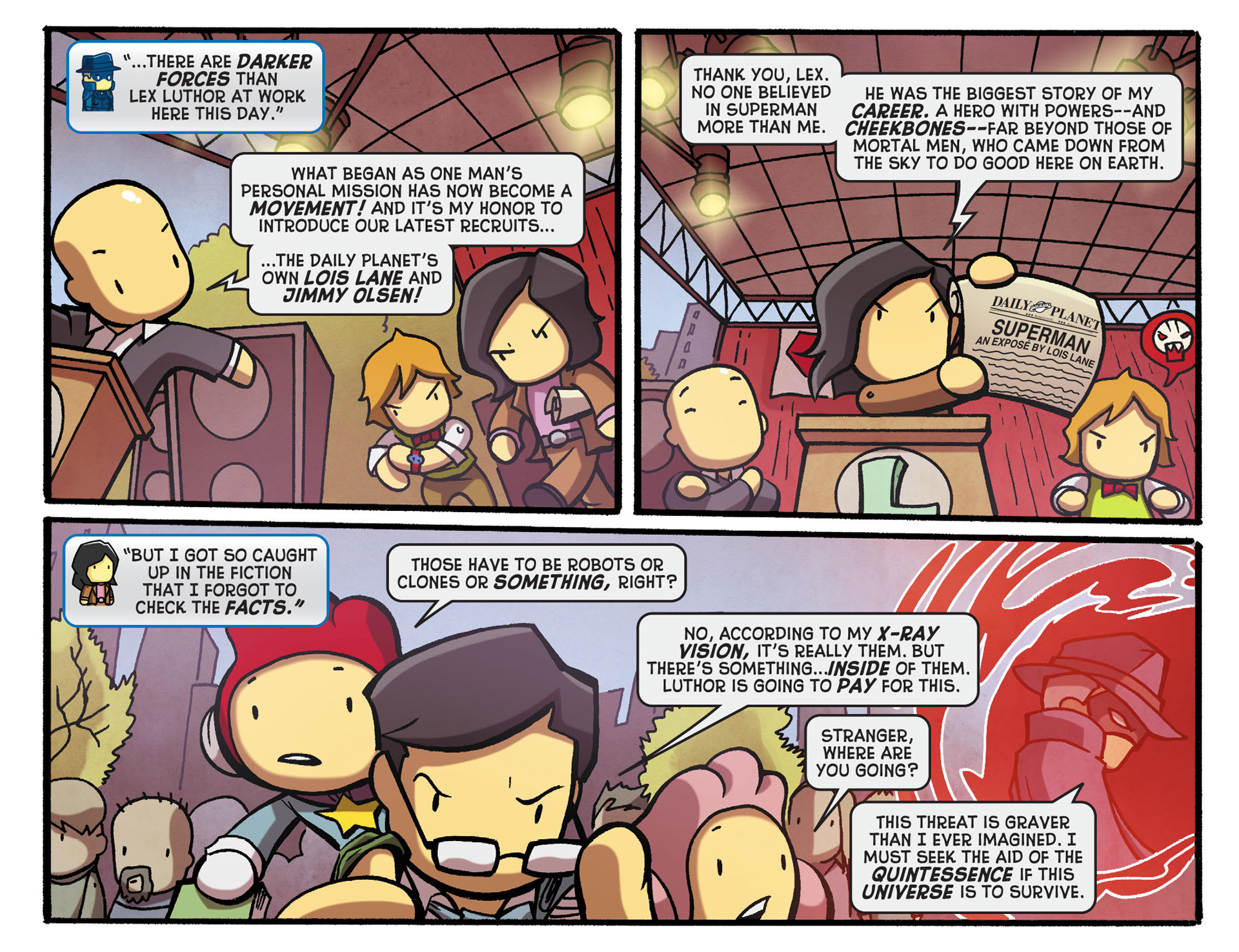 Read online Scribblenauts Unmasked: A Crisis of Imagination comic -  Issue #3 - 5