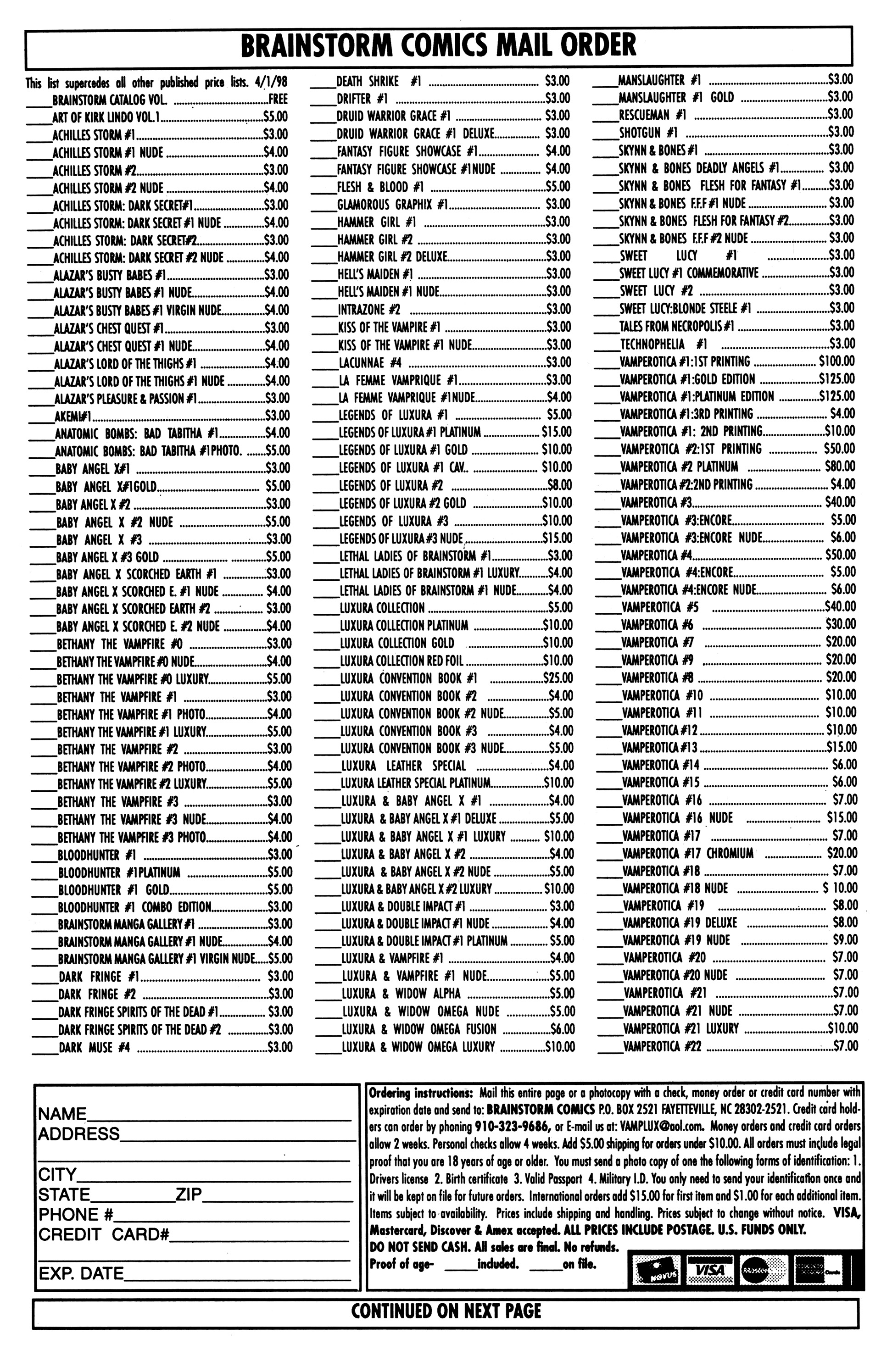 Read online Vamperotica comic -  Issue #37 - 32