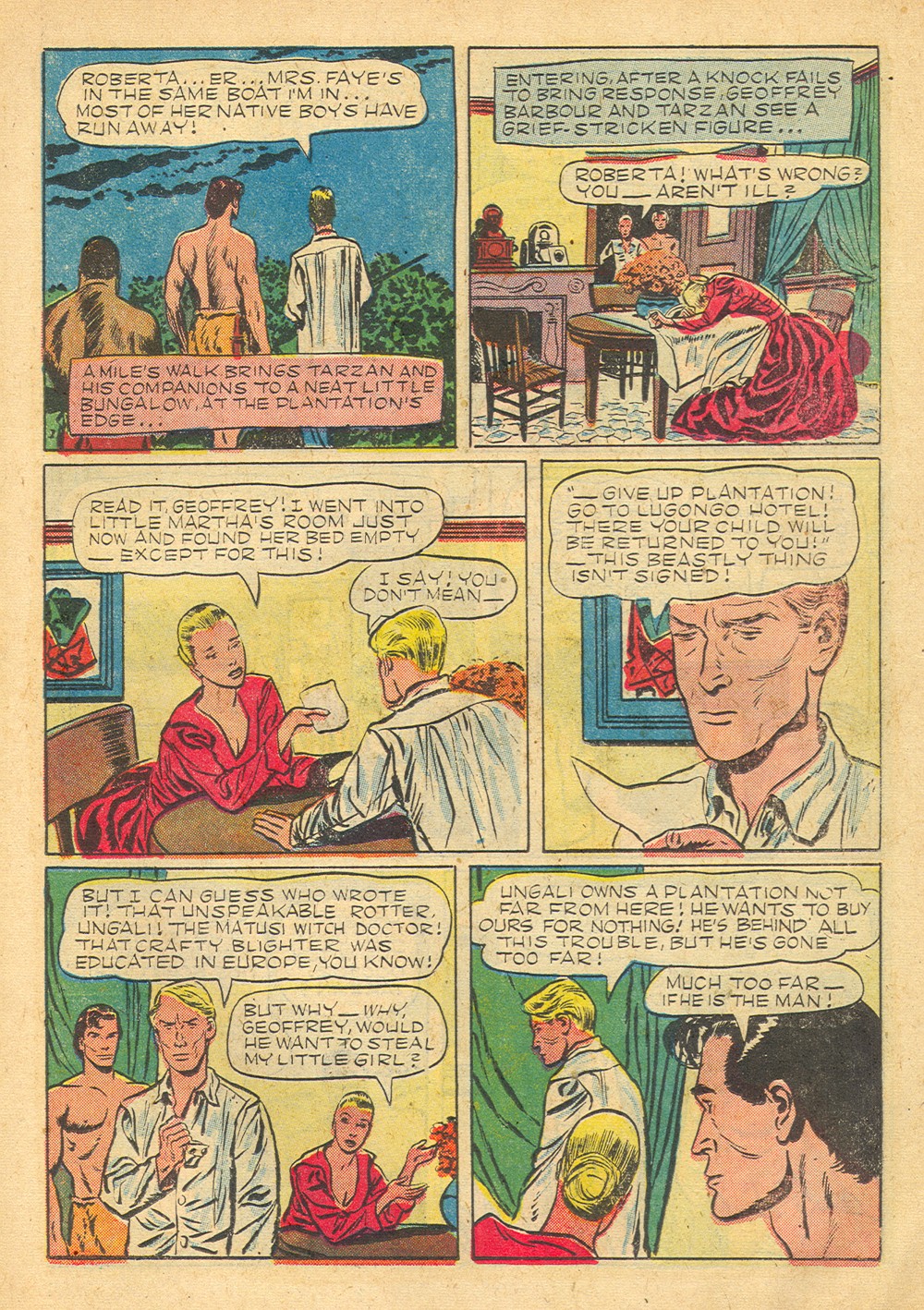 Read online Tarzan (1948) comic -  Issue #45 - 7