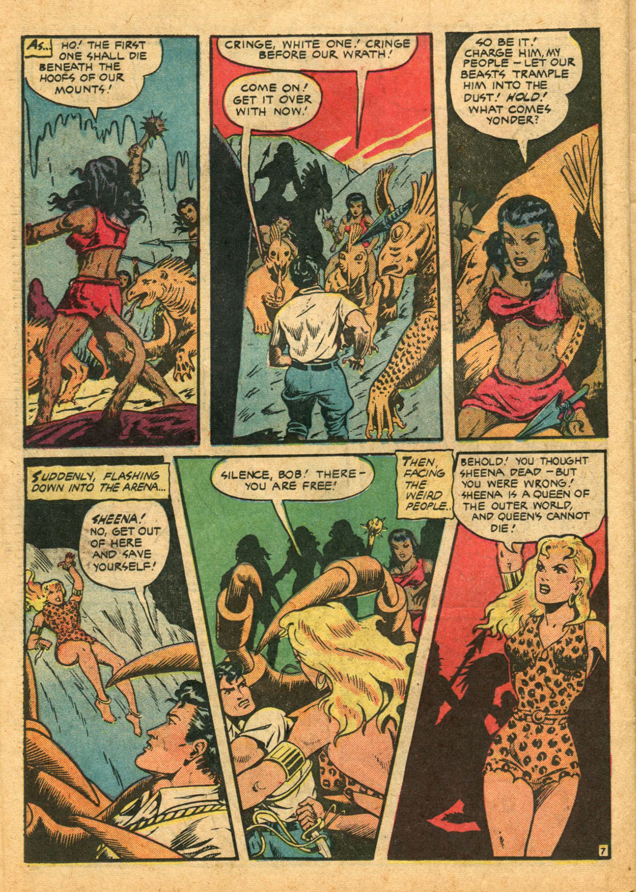 Read online Sheena, Queen of the Jungle (1942) comic -  Issue #12 - 26
