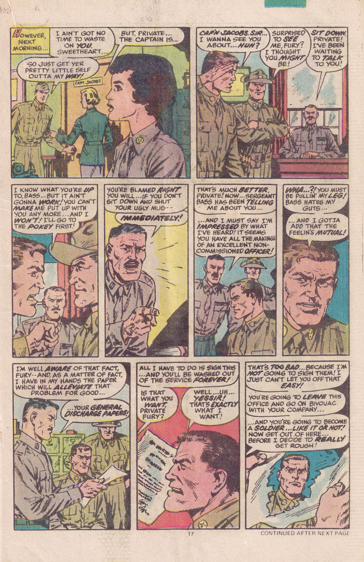 Read online Sgt. Fury comic -  Issue #158 - 19