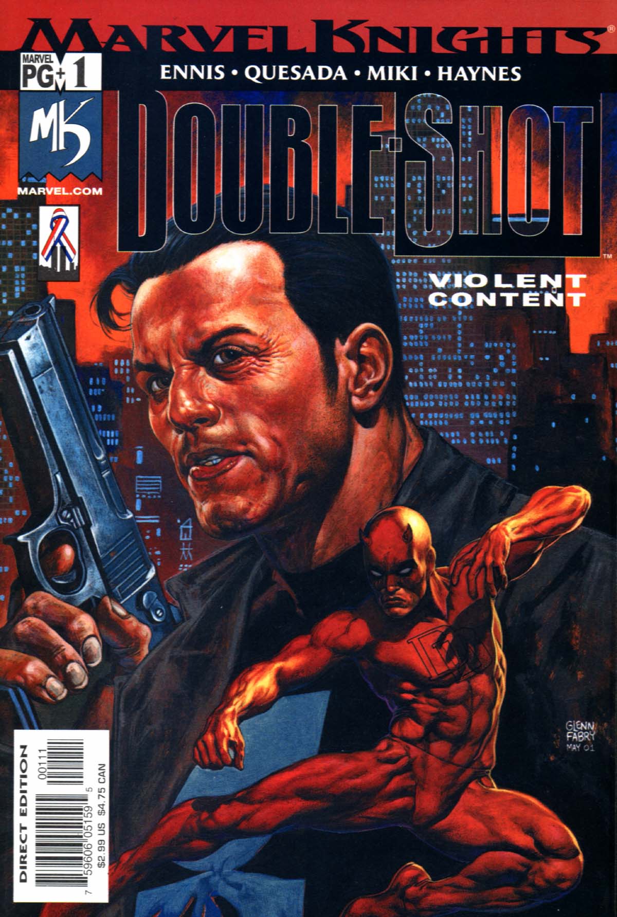 Read online Marvel Knights Double Shot comic -  Issue #1 - 1